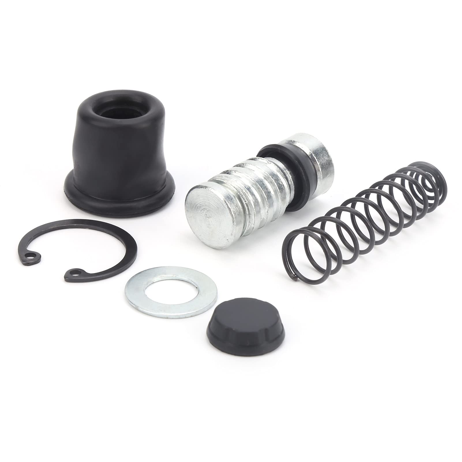 Rear Brake Master Cylinder Rebuild Repair Parts, 14Mm Motorcycle Clutch Brake Pump Piston Plunger Repair Kits Aluminium Alloy Fi