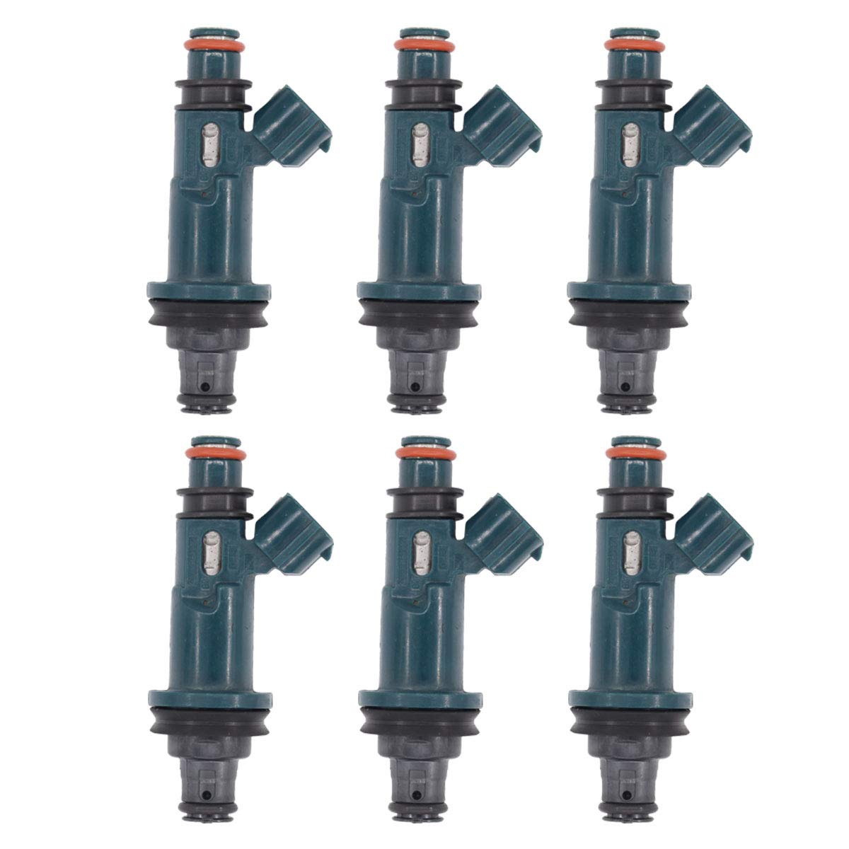 NewYall Pack of 6 Fuel Injector for Toyota 1998-2004 Avalon 1998-2001 Camry 2000-2003 Solara 2001-2003 Highlander 1998-2003 Sien