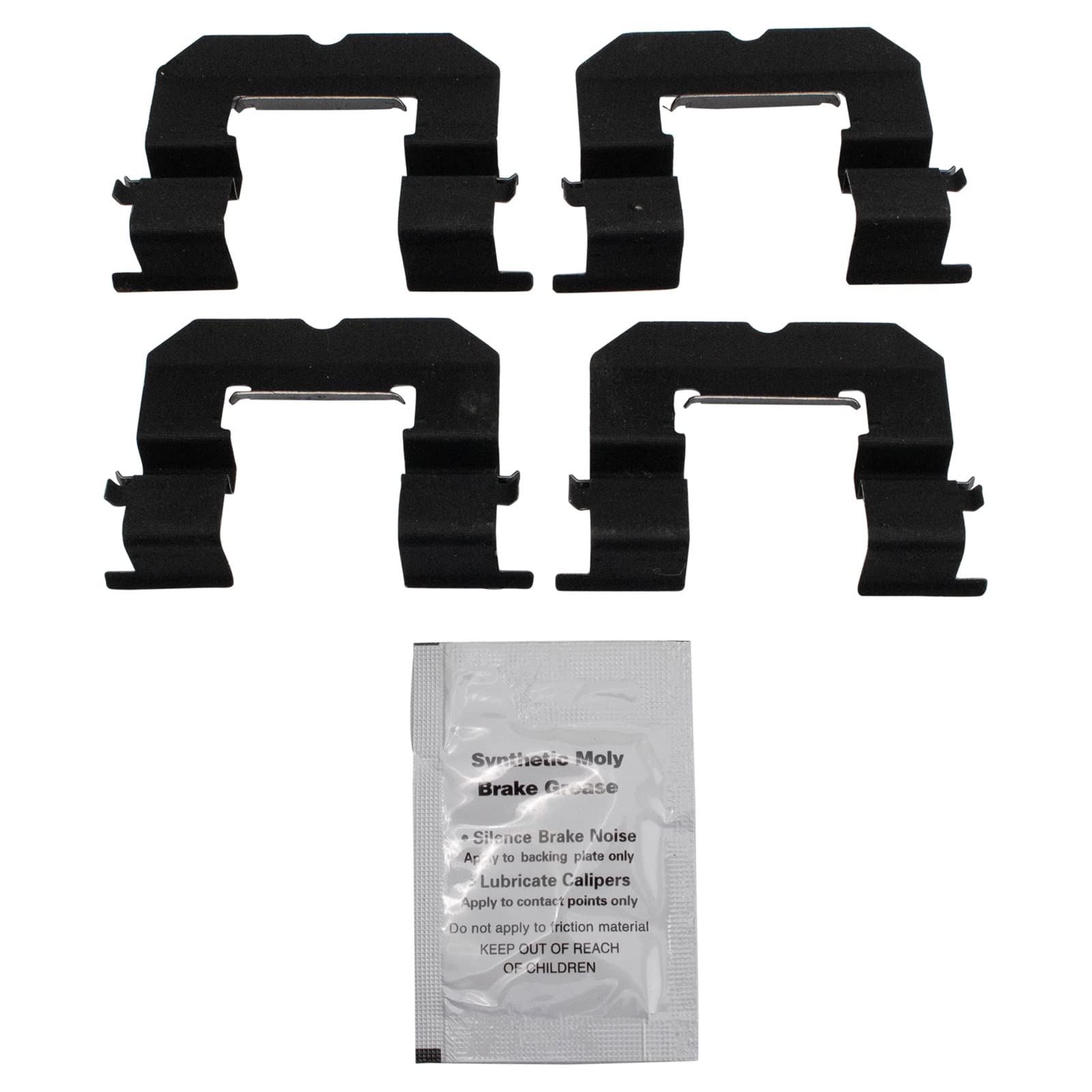 TRQ Front Brake Pads Ceramic Compatible with 2017-2021 Chevrolet Bolt EV 2016-2019 Cruze Volt