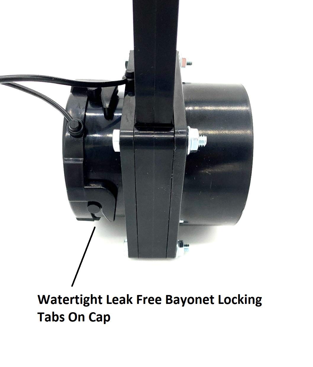 Valterra 3&quot; Stainless Steel RV Waste Dump Gate Valve w/Cap (1)