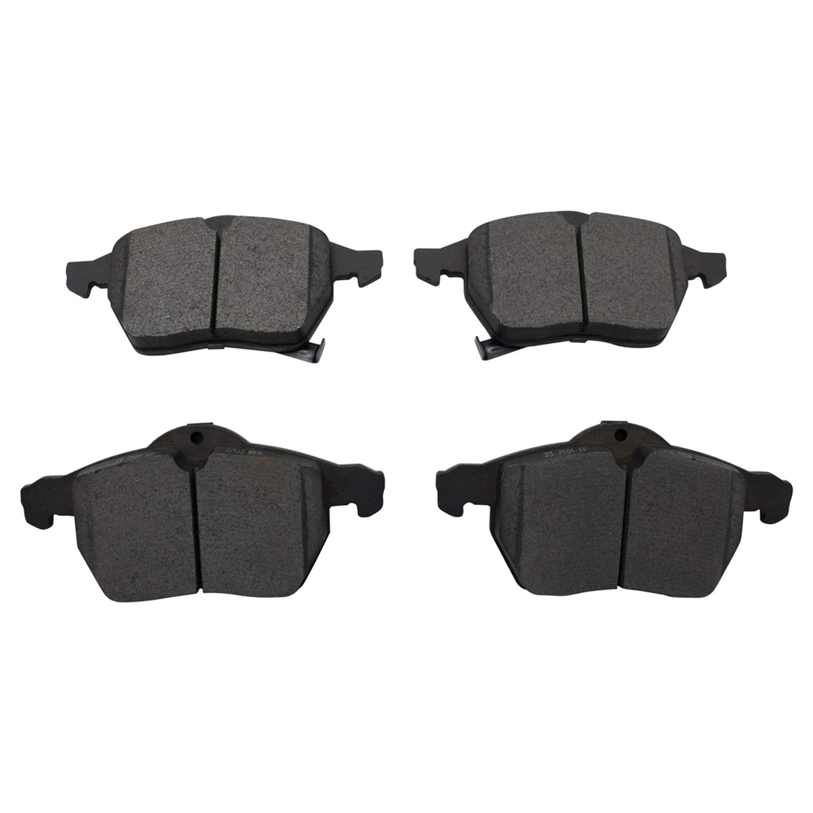 TRQ Front Brake Pads Ceramic Compatible with 1999-2003 Saab 9-3 1999-2005 9-5 2001-2002 Saturn L100 2001-2003 L200 2001-2005 L30