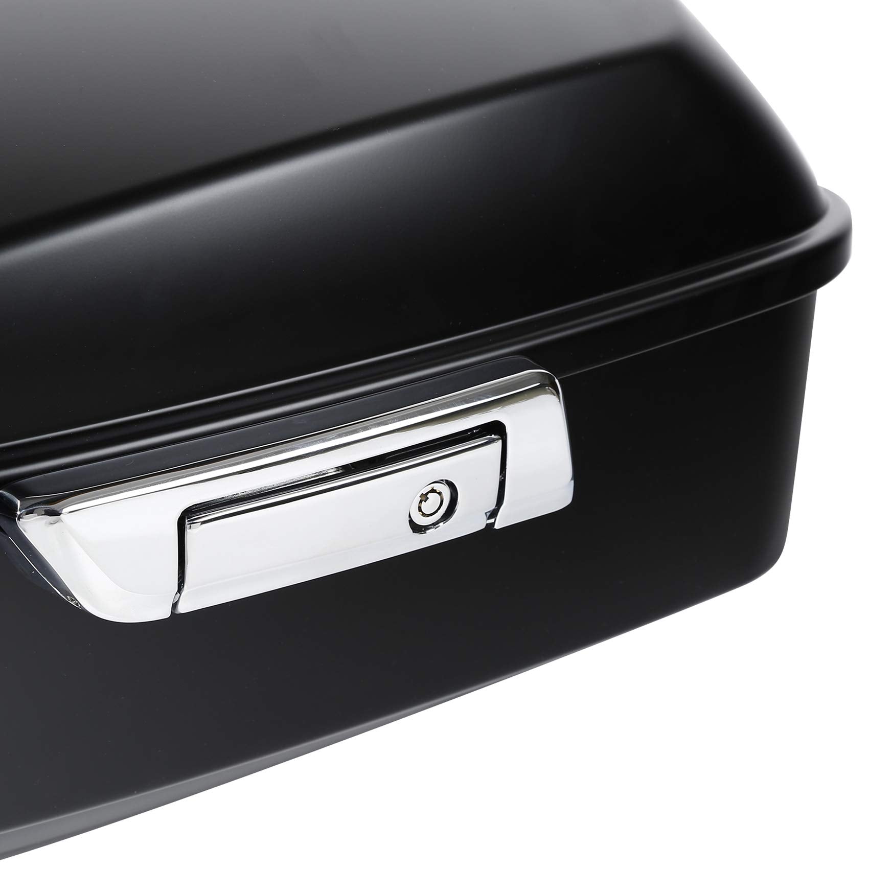 Tct-Motorparts Matte Black 13.7'' King Tour Pack Pak Trunk & Around Backrest Top Luggage Rack Fit For Harley Touring Road King Flhr Street Glide Road Glide Electra Glide Standard 1997-2023