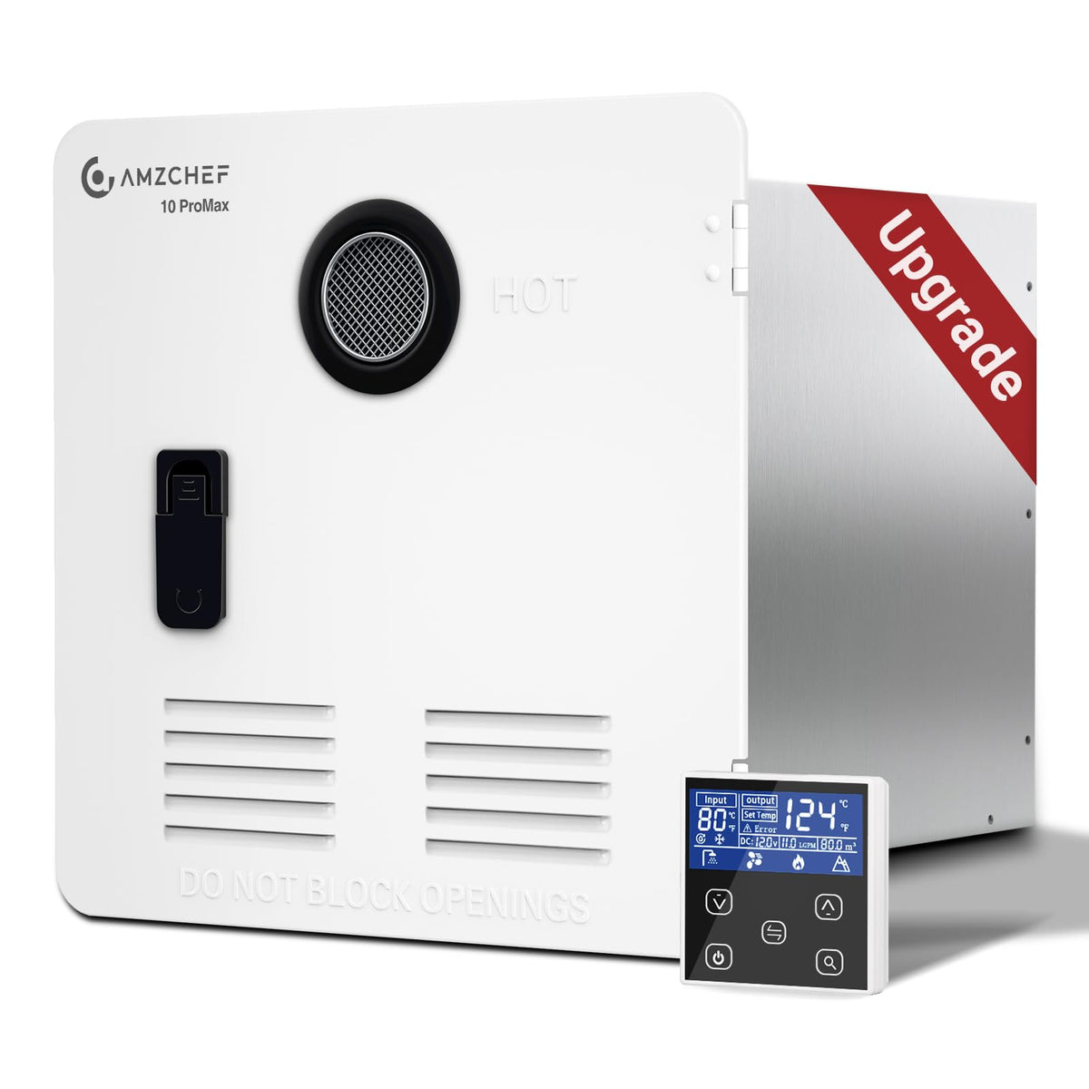 RV Tankless Water Heater-65,000 BTU Propane Water Heater-CSA Certificated-3.9 GPM Instant RV Water Heater with 15 x 15 inches Wh
