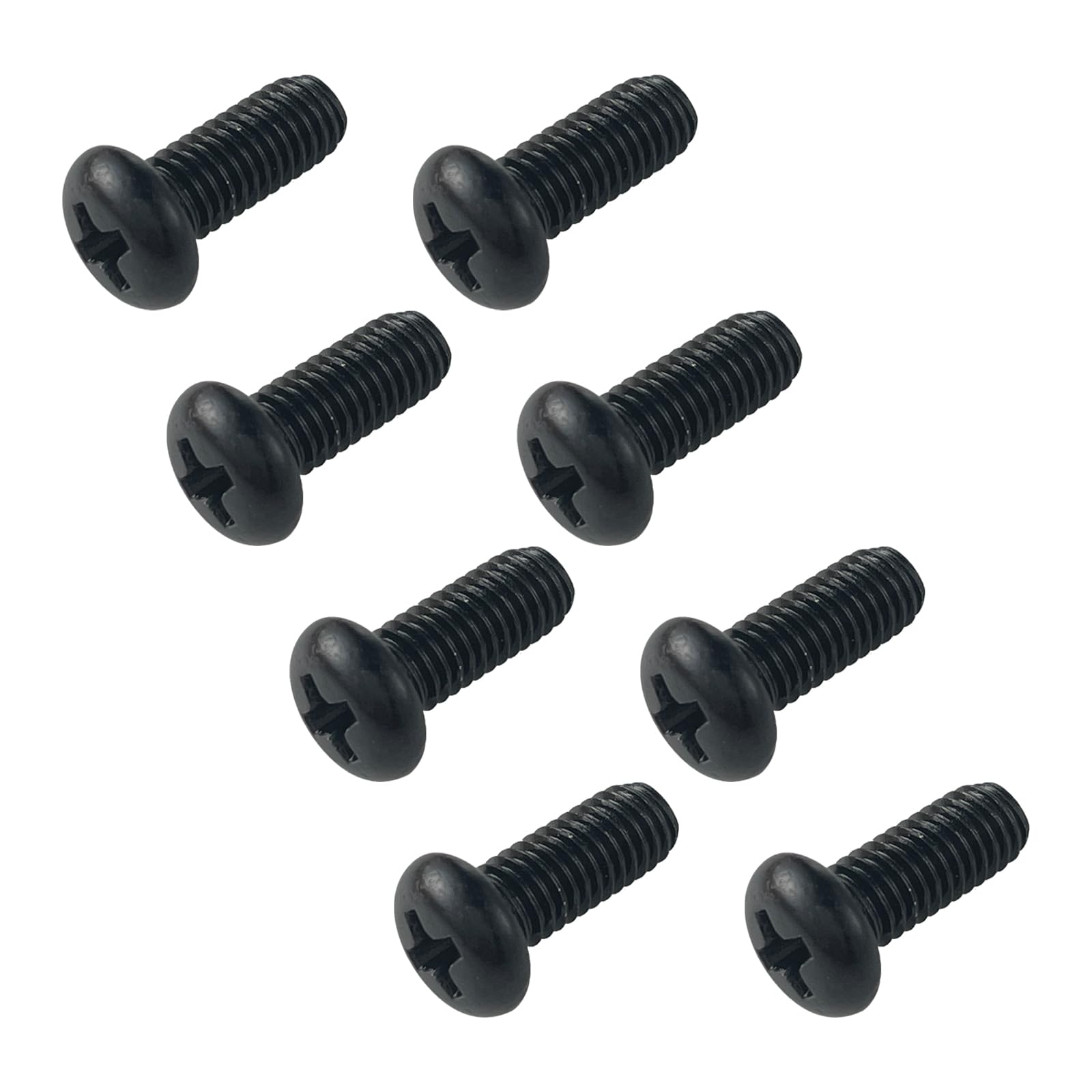 OTTOPO Rear License Plate Screws M5-0.8X12mm Compatible with Tesla Model 3, Y and BMW 18-8 Stainless Steel Black Zinc Plated 8 P