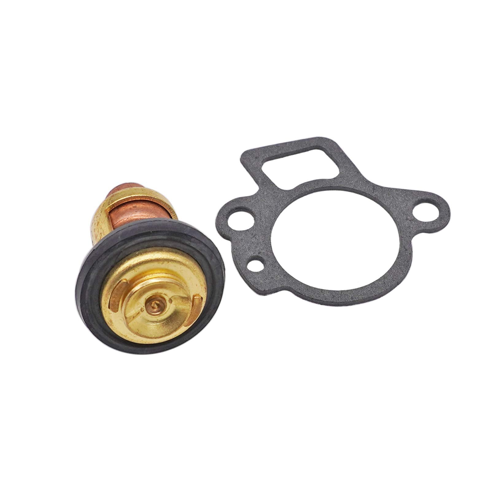 Marine Thermostat Kit 825212T02 855676A1 825212 855676003 825212001 with Gasket 27-824853 27-8248531 Replacement for Mercury 4-S