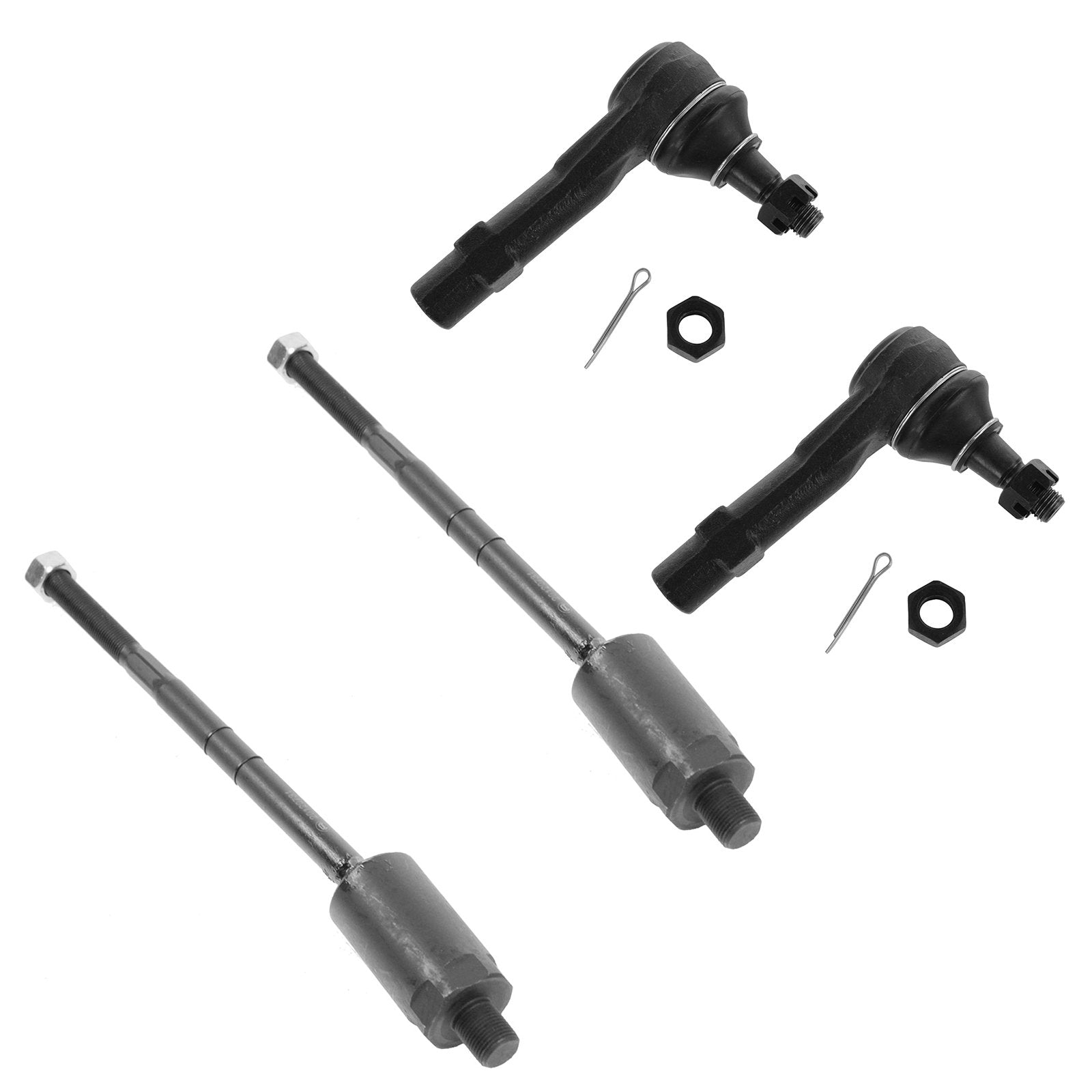 Trq Front Tie Rod Set Compatible With 2002-2005 Ford Explorer Mercury Mountaineer