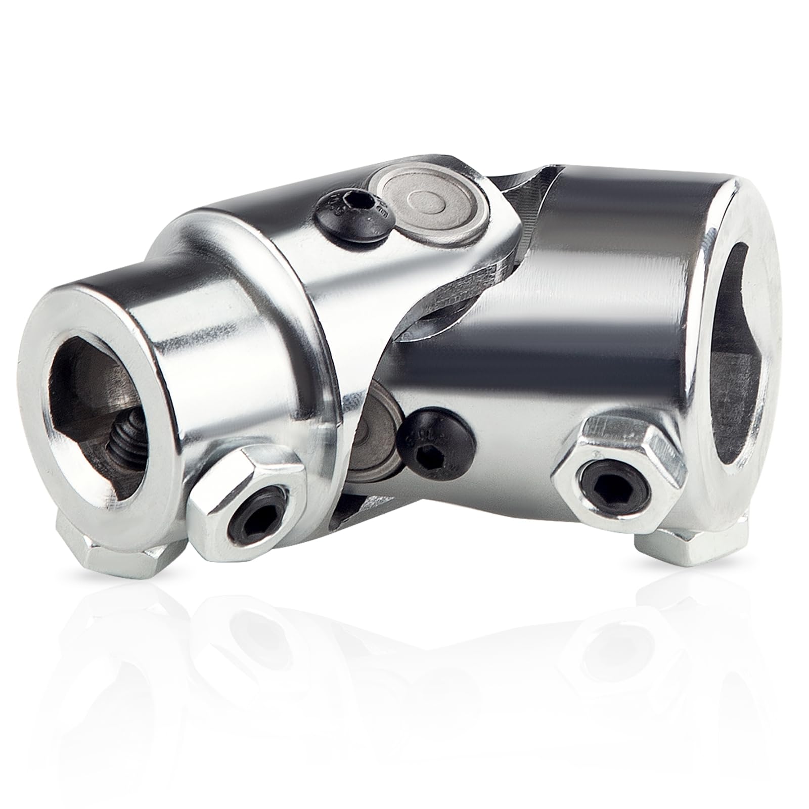 Wmphe Single Steering Shaft Universal U Joint 3/4' Dd To 1' Dd, 83Mm (3-1/4') Working Angle 35°Degree