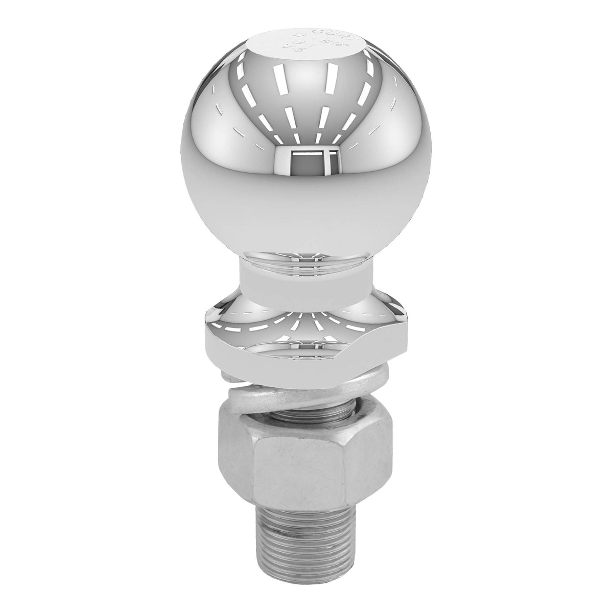 Curt 40007 Chrome Trailer Hitch Ball, 10,000 Lbs, 2-5/16-Inch Diameter, 1 X 2-1/4-Inch Shank