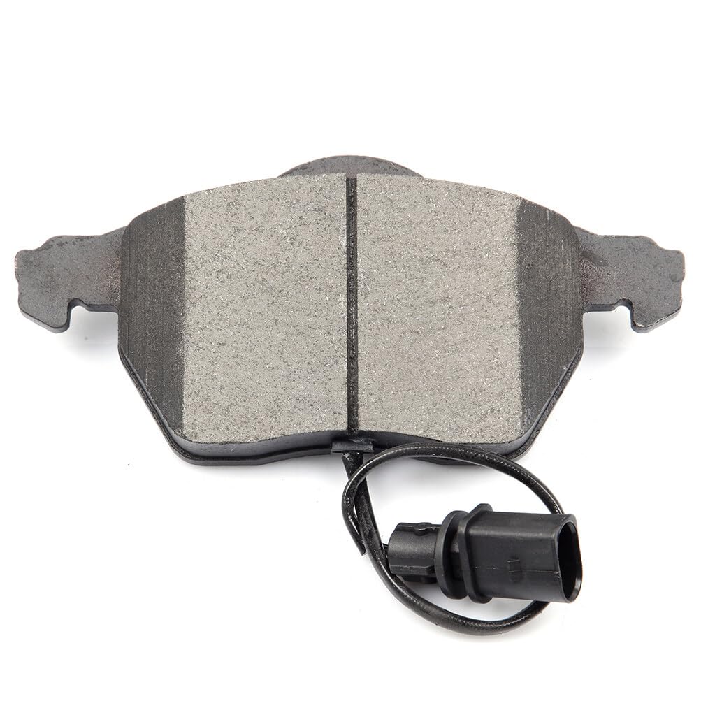 Eccpp D840-7715 4Pcs Front Ceramic Disc Brake Pad Set - Fit For Audi A4 1999-2008, A6 1998-2004 & Volkswagen Passat 1999-2005