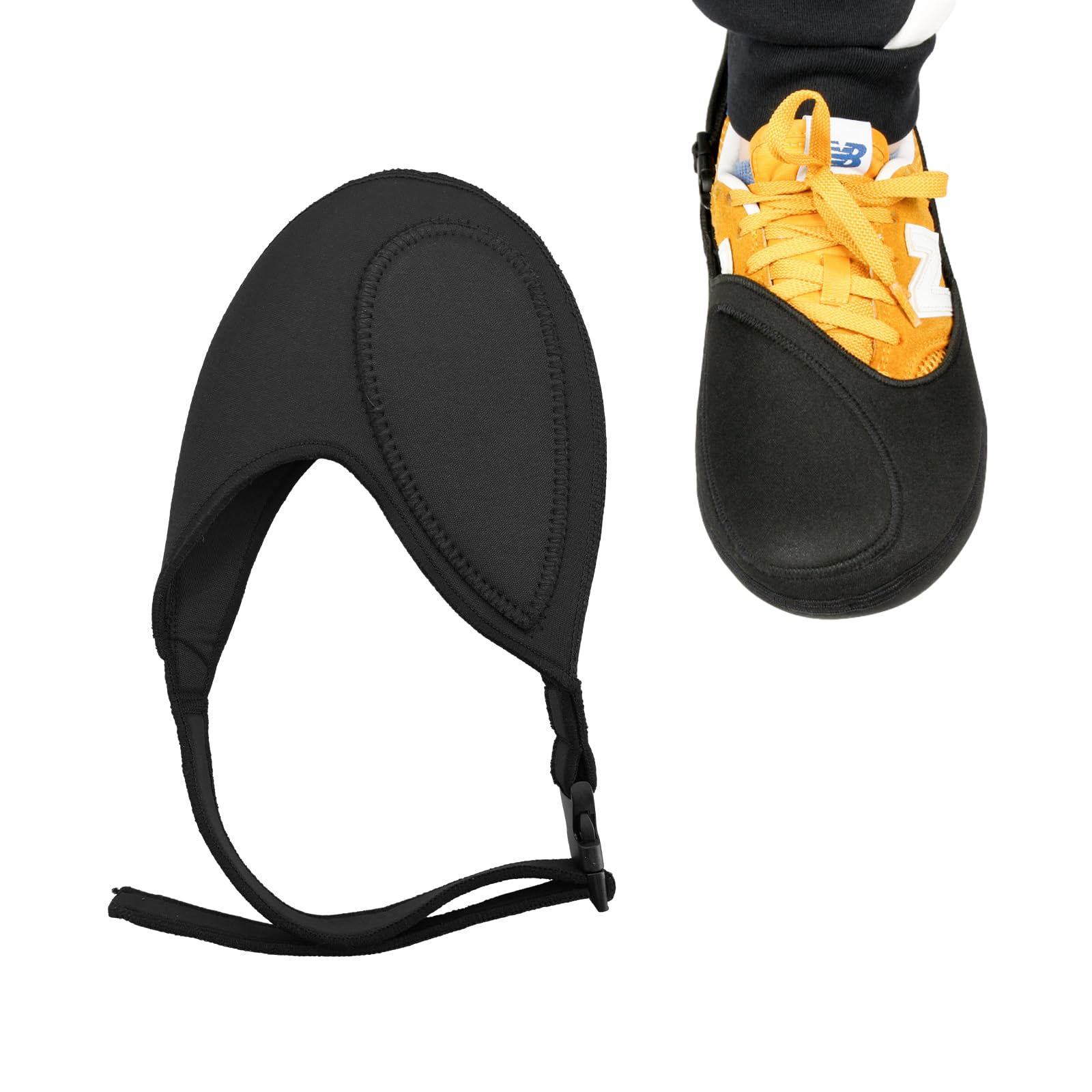 Suvnie Motorcycle Shifter Shoe Protector, Motorbike Protective Gear Shifter Cover, Adjustable Anti-Slip Boot Shift Guards Pad, T