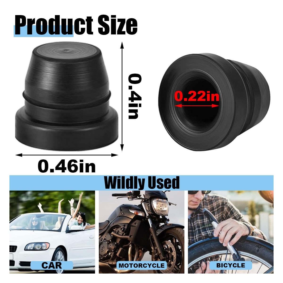 18PCS Car Brake Bleeder Screw Caps, Auto Rubber Grease Fitting Cap Dust Zerk Cover, Car Brake Bleeder Nipple Cap, Universal Brak