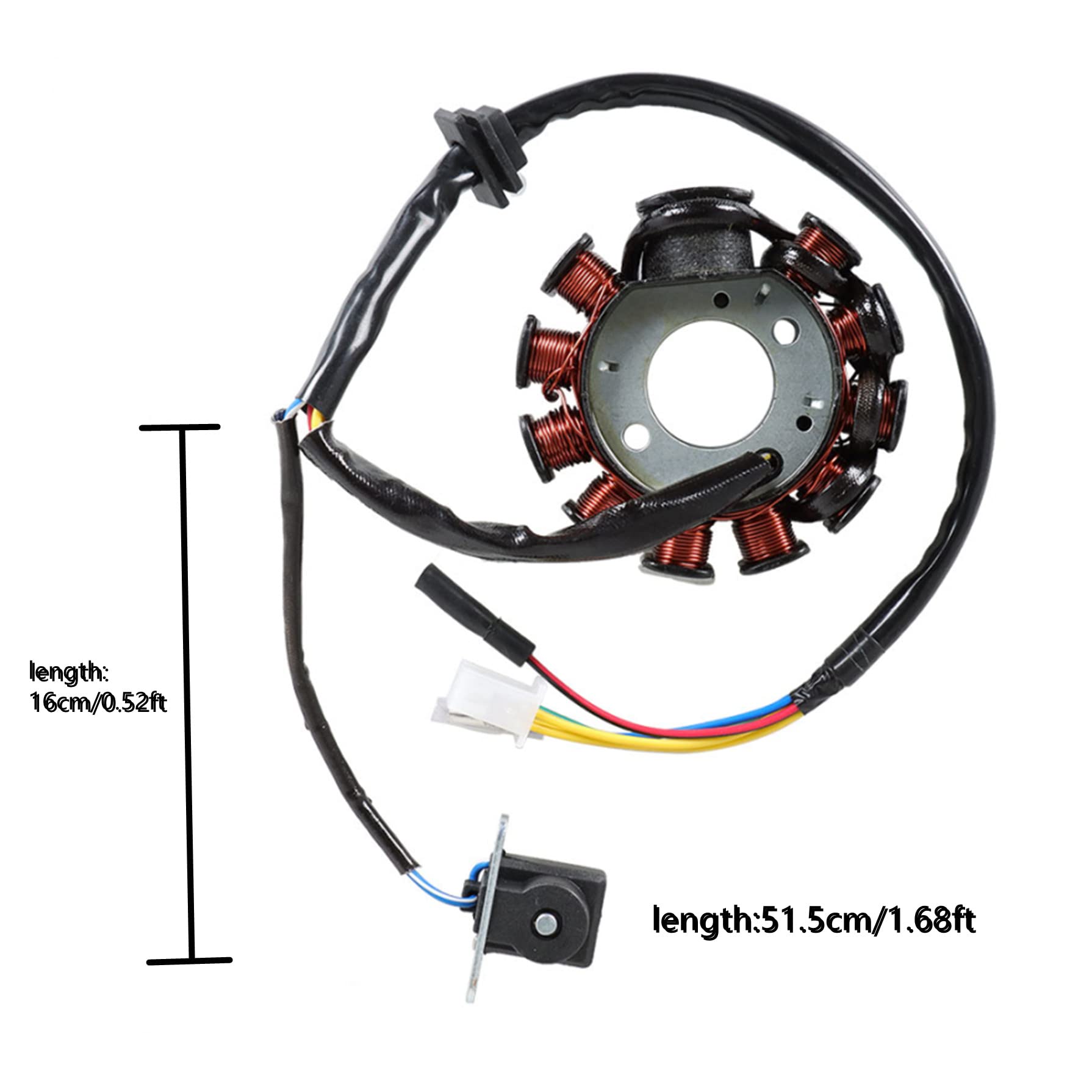 Gxywady 11 Pole Coil Ignition Stator Magneto Replacement For Gy6 150Cc Scooter Engines