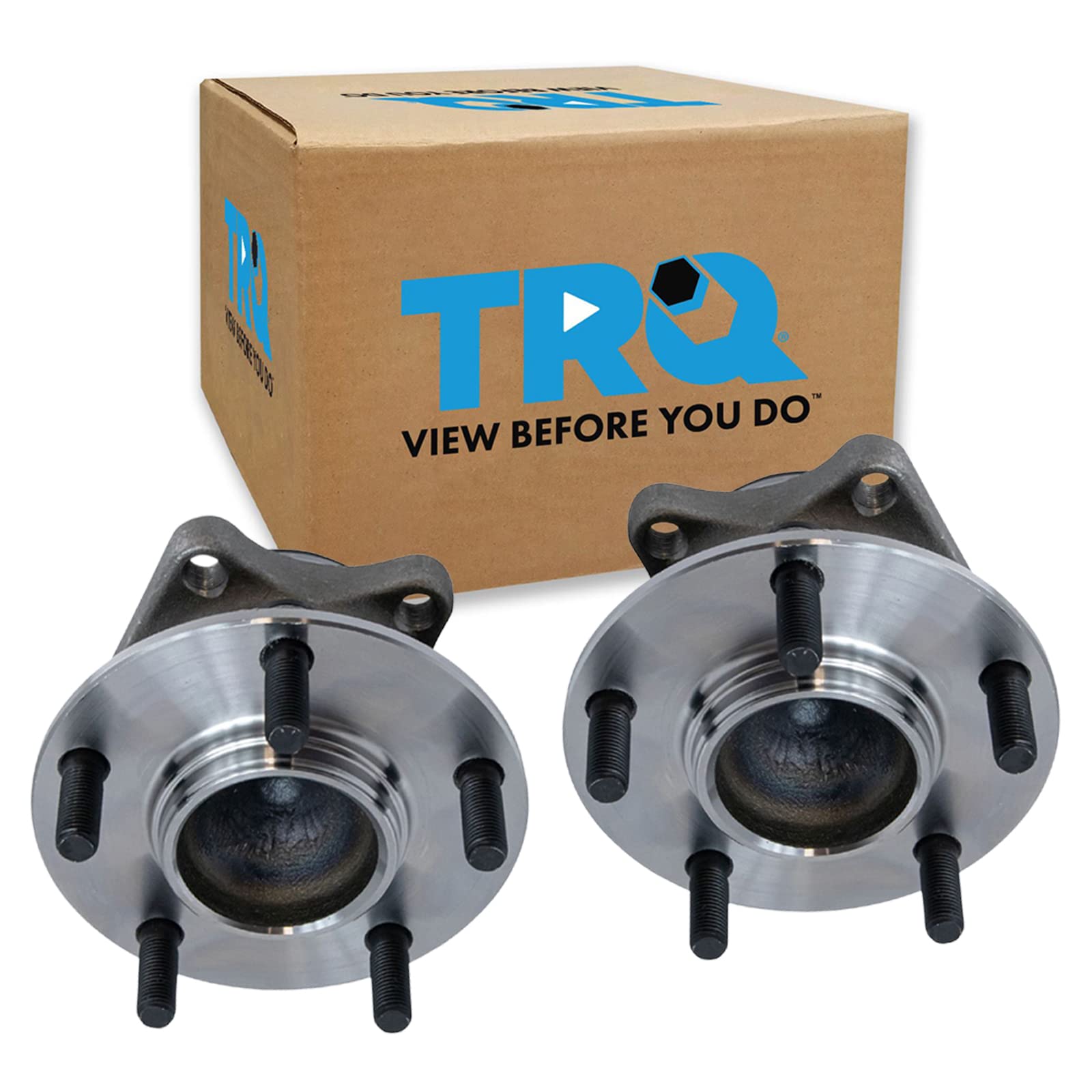 Trq Rear Wheel Hub Bearings Assembly Set Compatible With 2009-2013 Mazda 6
