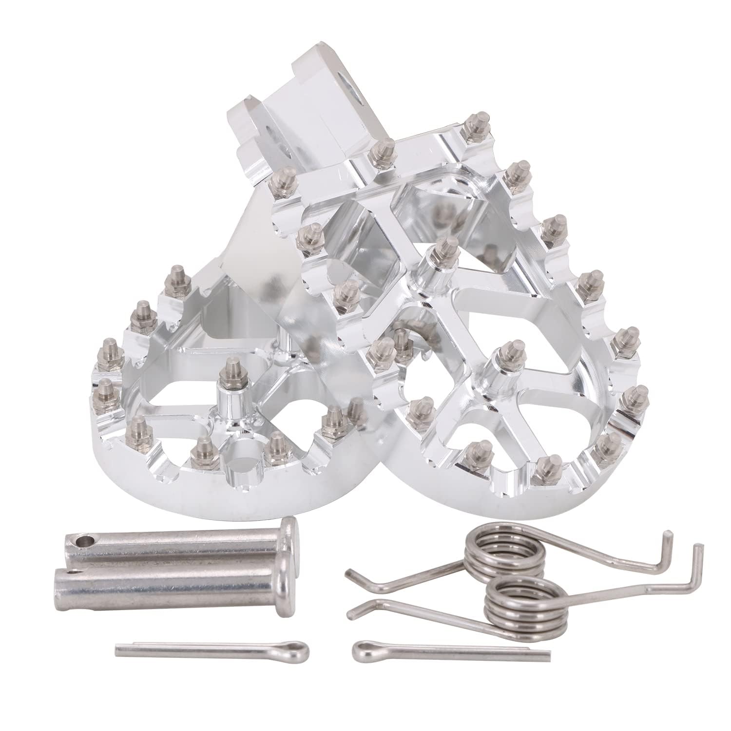 Anxin Dirt Bike Foot Pegs Motorcycle Footpegs Foot Pedals Rests Cnc For Crf 110 Crf110F 2013-2022 Crf125F 2014-2023 Dirt Pit Bik