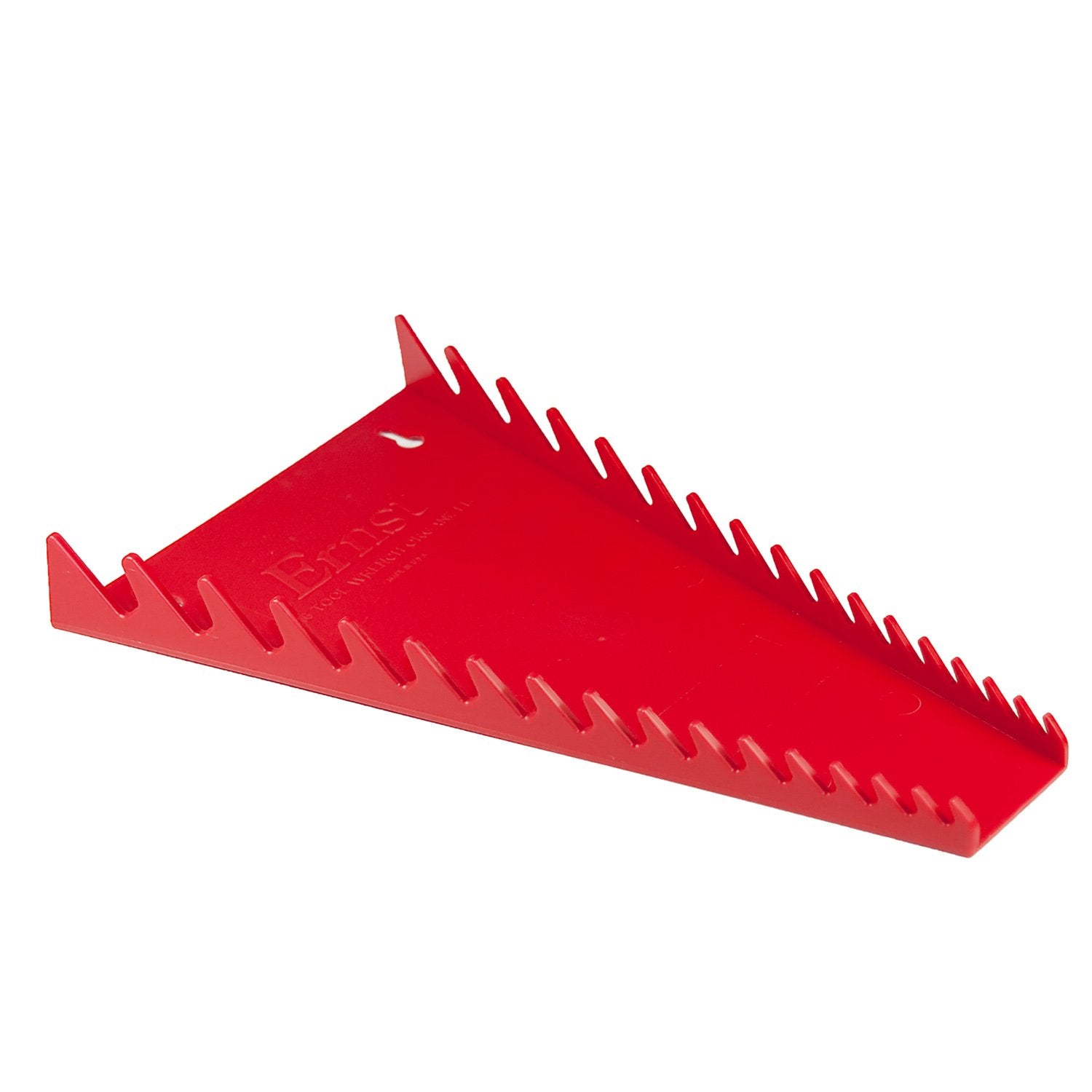 Ernst Manufacturing 5060-Red 16-Tool Standard Wrench Organizer - Wrench Rack Holder for Toolbox Storage - Fuel & Solvent Resista