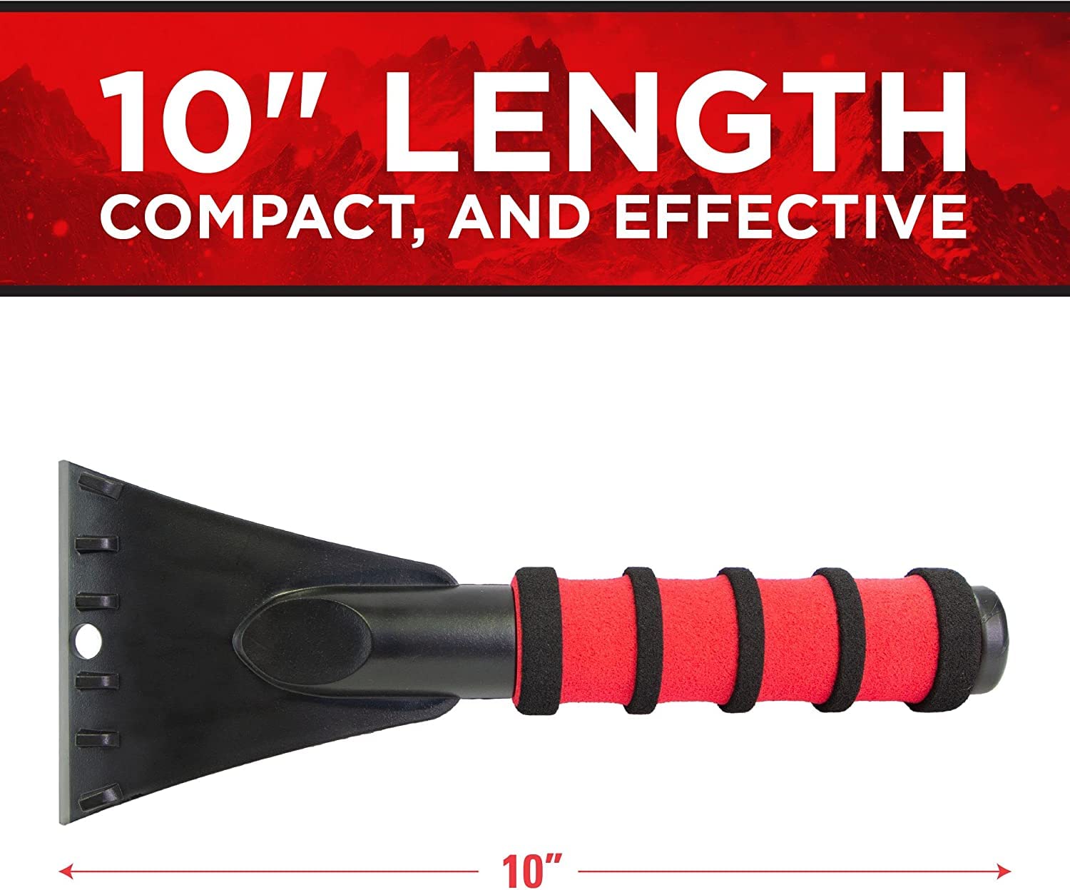 Mallory S24-994 Maxx Xs 10'' Ice Scraper With Foam Grip