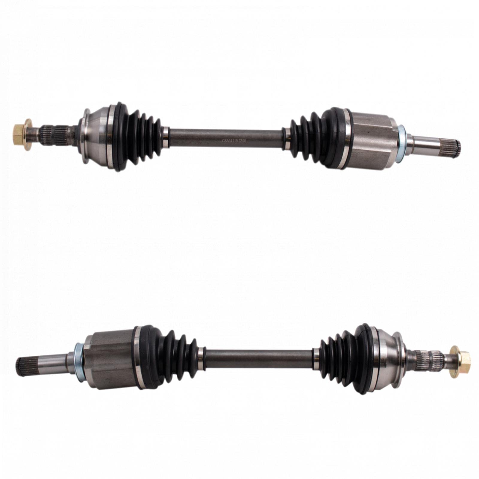 Trq Front Cv Axle Shaft Assembly Set Compatible With 2012-2016 Cadillac Srx