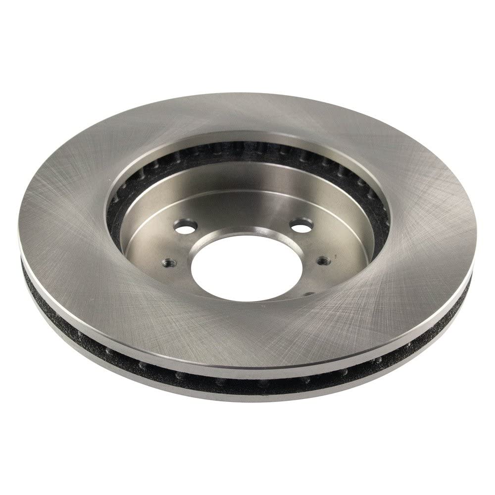 Trq Front Brake Rotors Set Vented Compatible With 2002-2006 Mitsubishi Lancer 1999-2002 Mirage