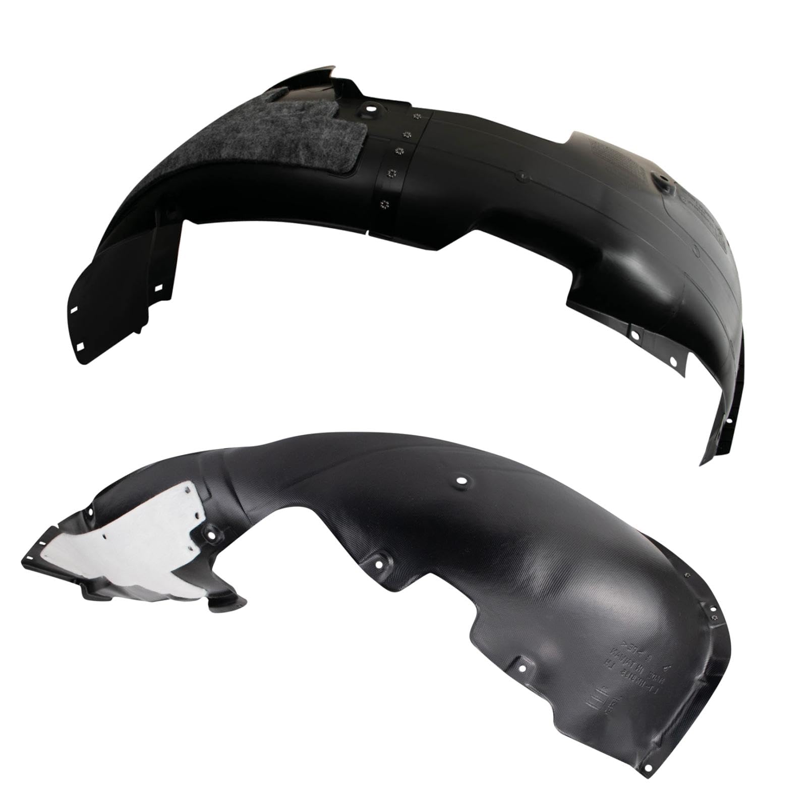 Trq Inner Fender Liner Set Compatible With 2017-2018 Hyundai Elantra Hy1248159 Hy1249161