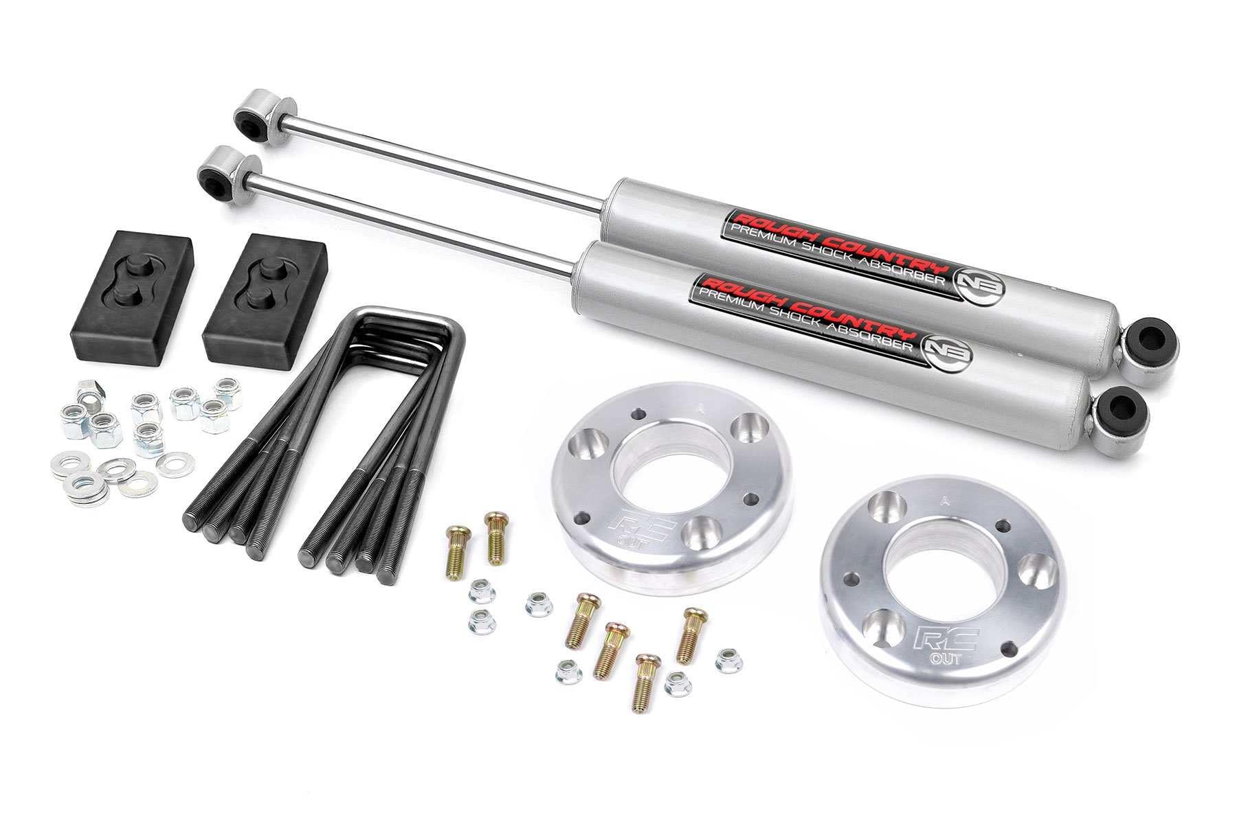 Rough Country 2'' Suspension Lift Kit w/N3 Shocks for 21-24 Ford F-150-58630