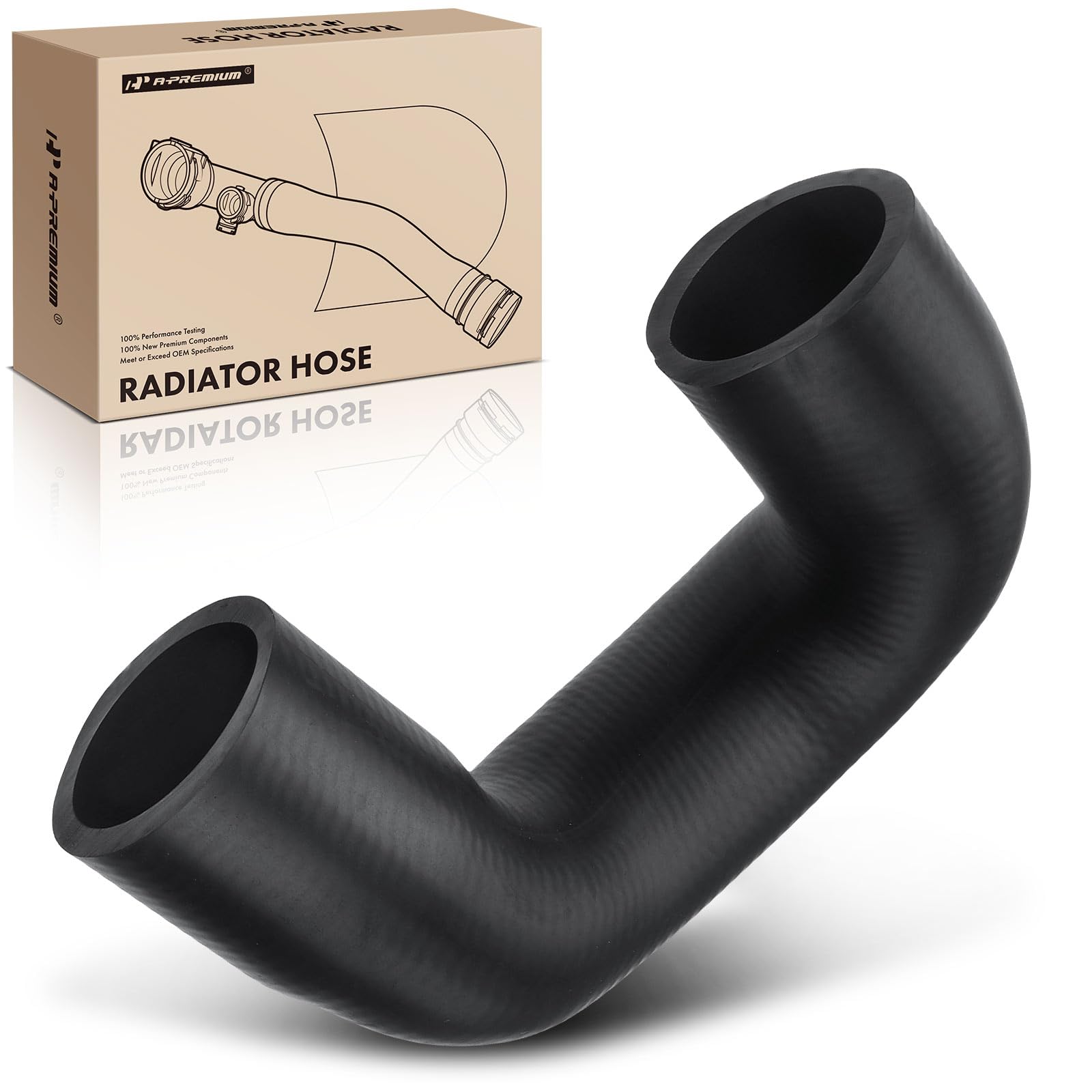 A-Premium Radiator Coolant Hose Compatible with BMW 128i 325i 325xi 328i 328xi 330i 330xi 525i 525xi 528i 528xi 530i 530xi X3 X5 Z4, Water Pump To Thermostat, Replace# 11537521049