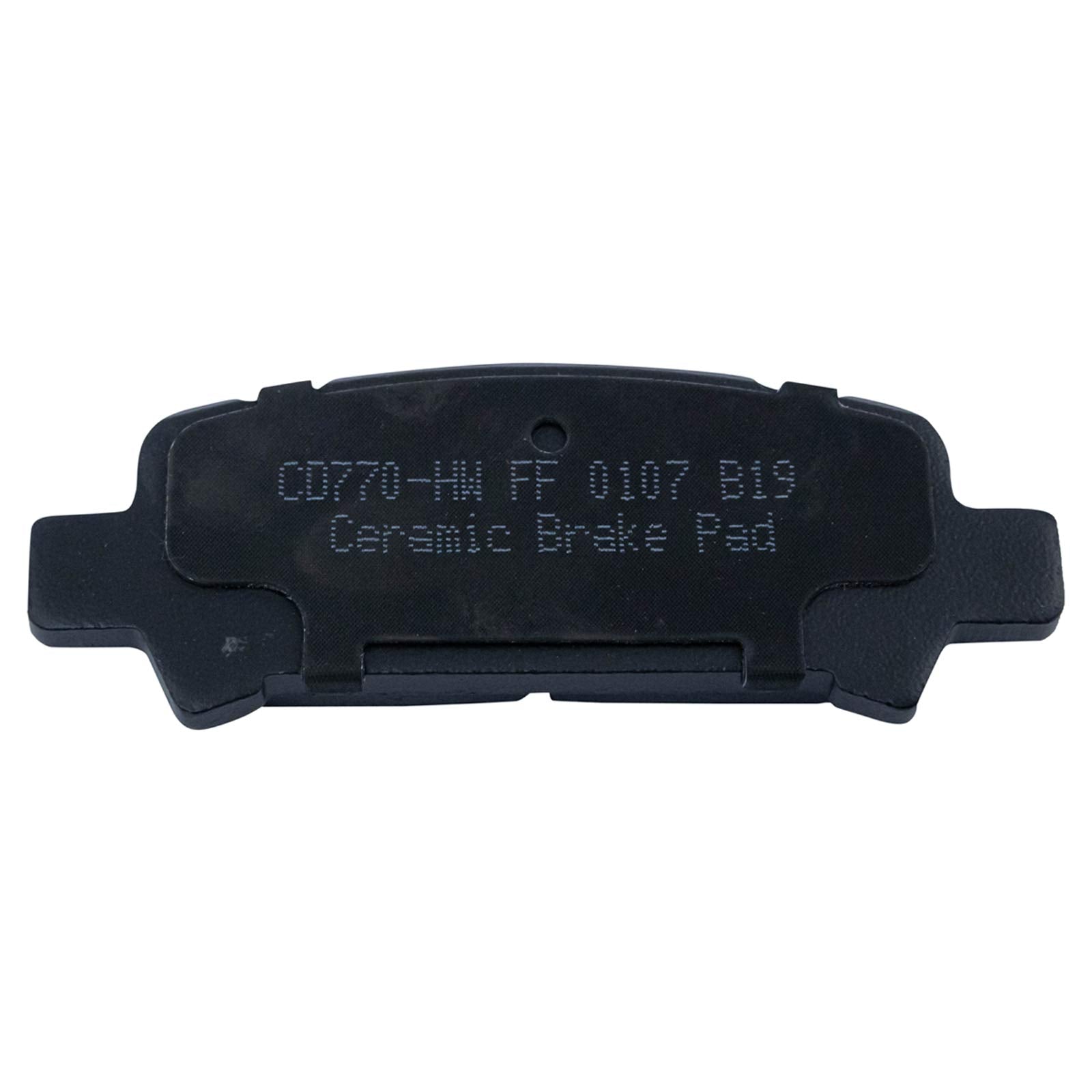 TRQ Rear Brake Pads Ceramic Compatible with 2003-2006 Subaru Baja 1998-2003 Forester 1999-2003 Impreza 2000-2009 Legacy 2000-200