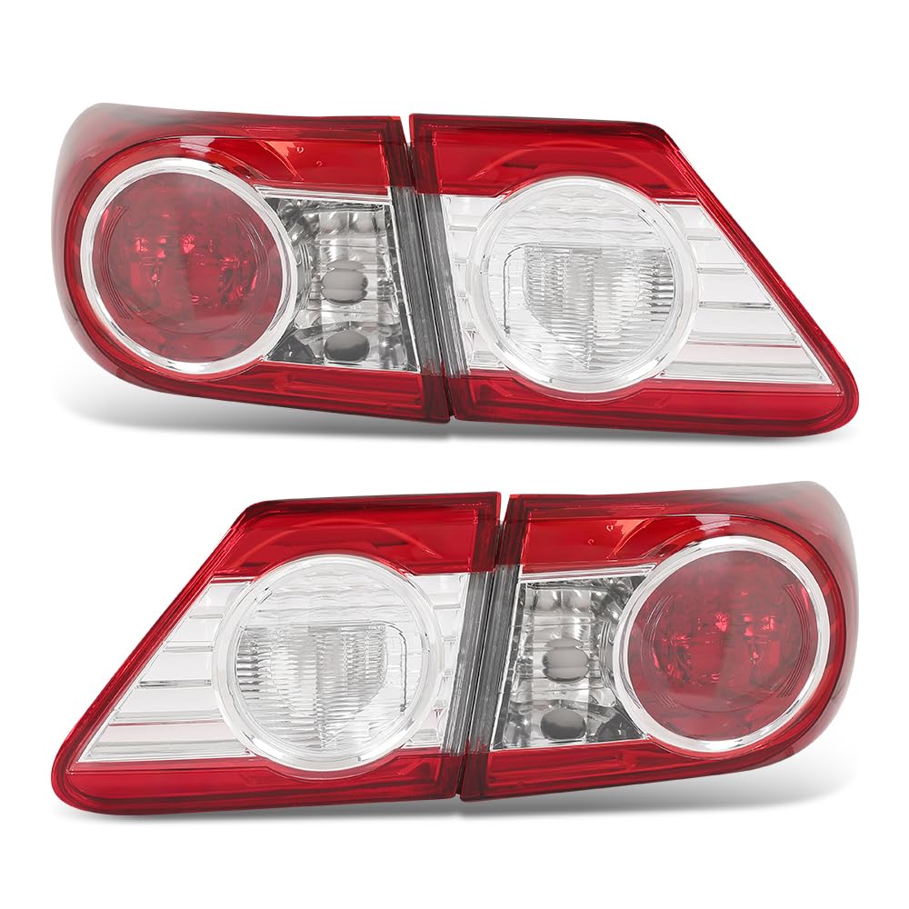 G-PLUS Tail Lights Assembly Compatible with Chevy Suburban 1500 2007-2014, Fit Chevy Suburban 2500 LTZ 2007 w/Harness Left Side 