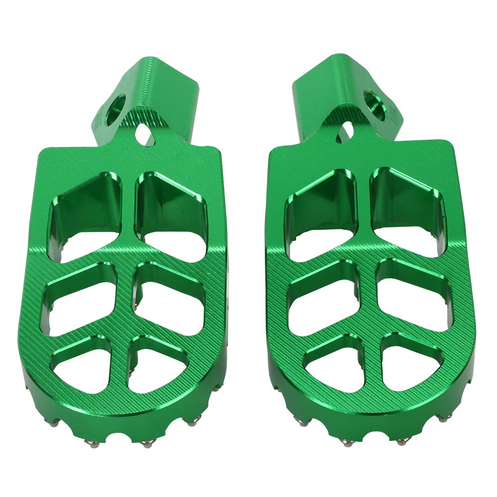 Motorcycle Foot Pegs Footpeg Foot Rest Pedal Cnc For Klx230 Klx230R Klx230S 2020-2023 Klx150L 2014-2021 Klx150Bf 2017 Green