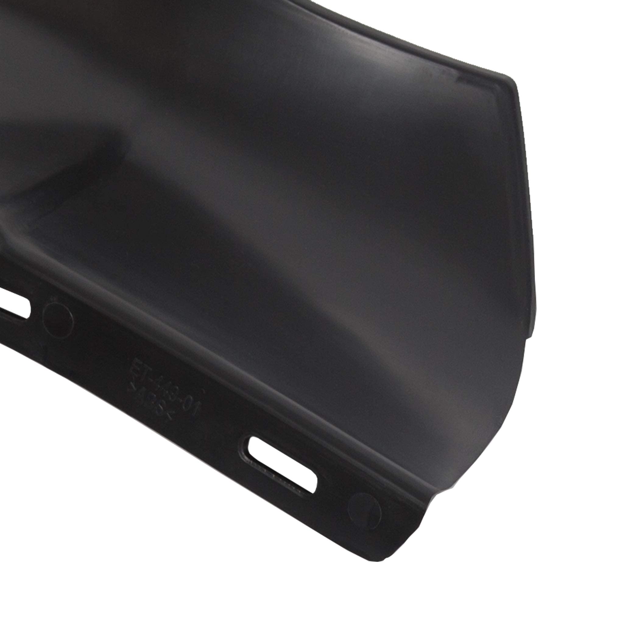 ECOTRIC Rear Bumper Quarter Panel Fillers Kit Compatible with 1986-1990 Chevy Caprice/Impala ABS plastic Black