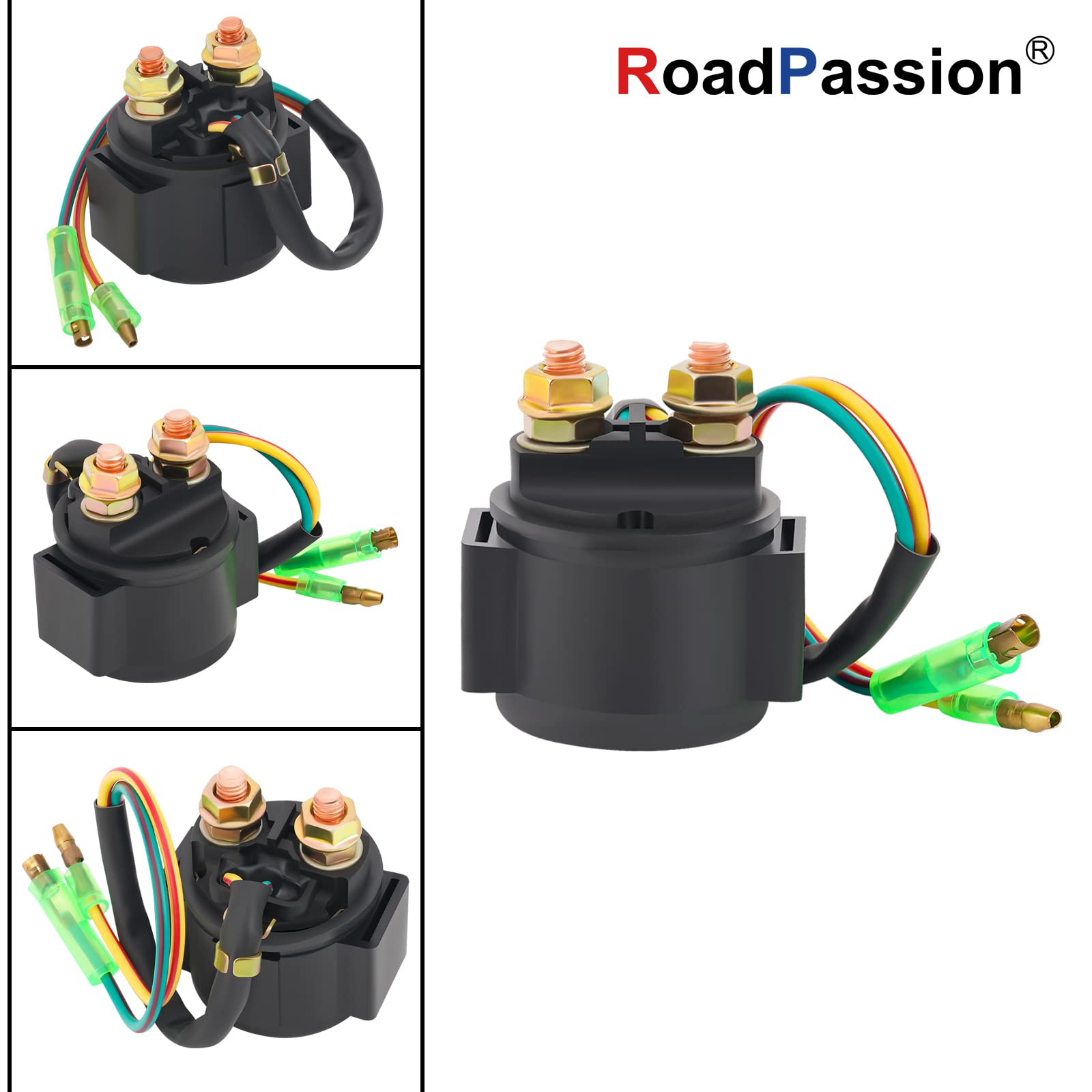 Road Passion Starter Solenoid Relay For Trx250 Fourtrax Recon 1997-2001 Trx250Ex Sportrax 2003-2008 Trx250X 2009/ Trx250 Fourtra