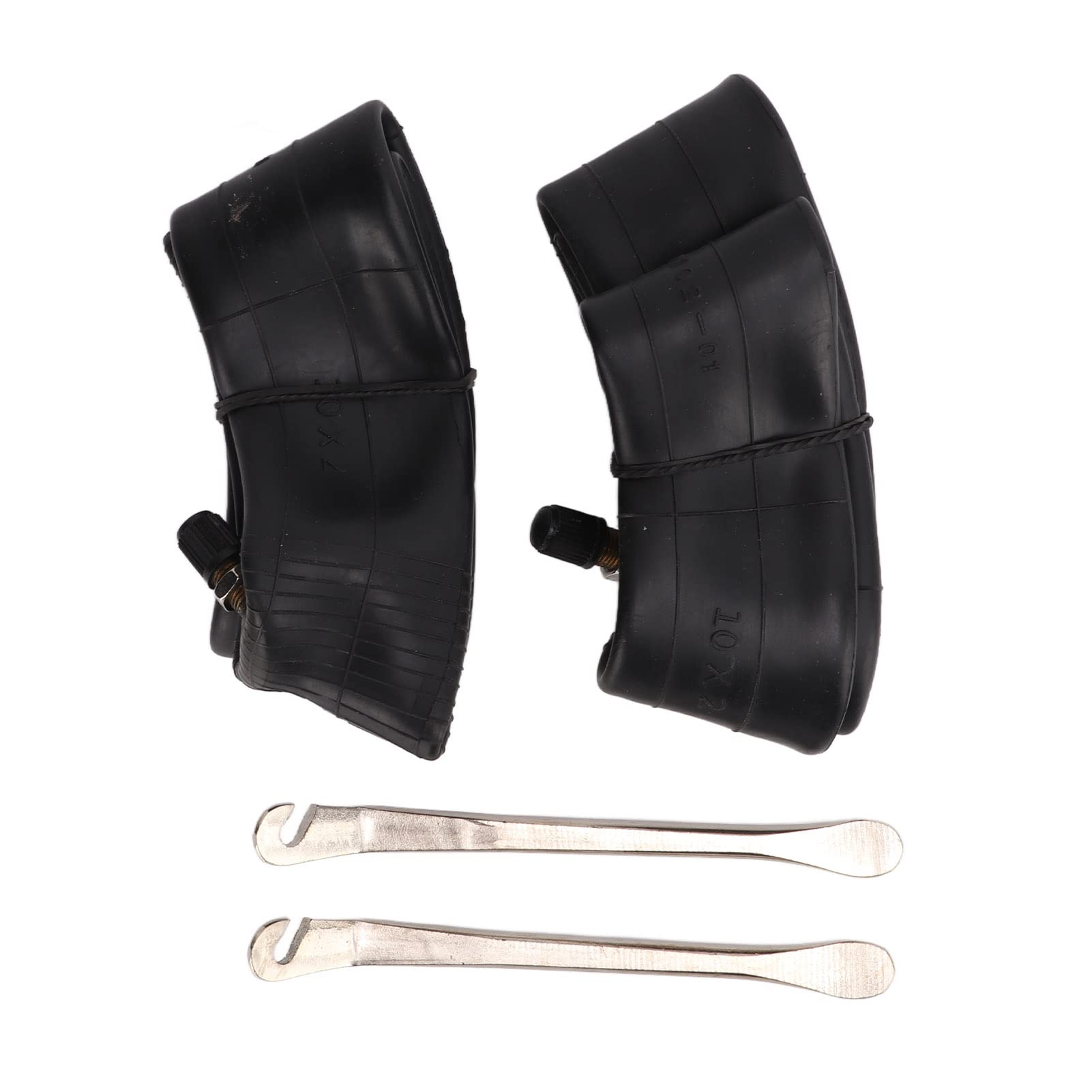 Inner Tube, 2 Sets 10x2.0 Straight Valve Inner Tube Inflatable Tire Inner Tube with Bike Tire Lever for Electric Scooter 10 Inch