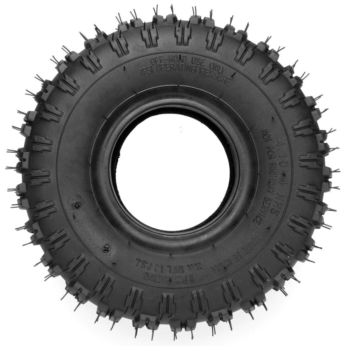 Fvrito 2 Pack Of 4.10-4 410-4 4.10/3.50-4 Tire With Inner Tube For Lawn Mowers Garden Rototiller Snow Blower Mowers Hand Truck W