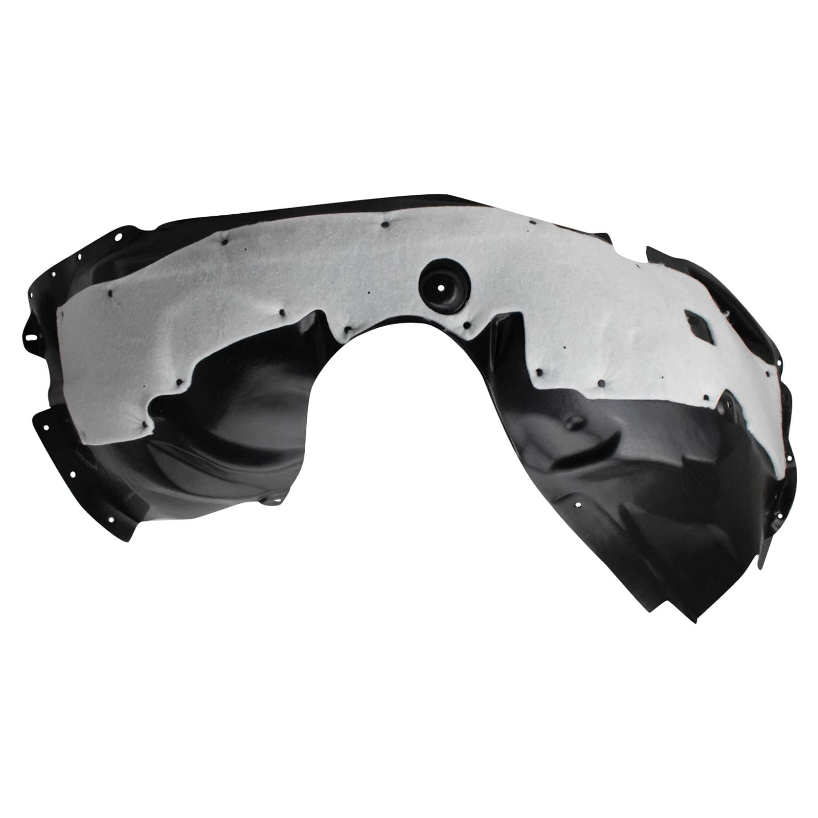 Trq Front Inner Fender Liner Set Compatible With 2013-2016 Ford Fusion Fo1248159 Fo1249159