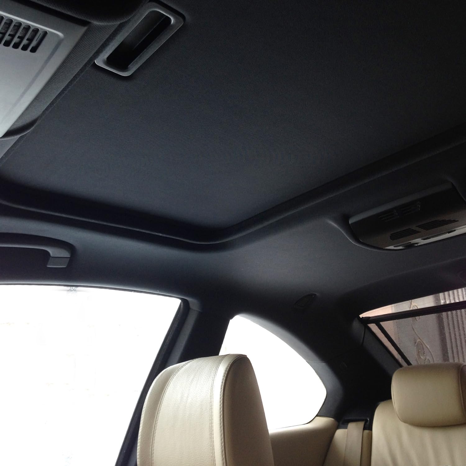 SBWLKJ Auto Headliner Fabric Mesh Type with Foam Backing 60'' Wide by 38'' Flat Knit Headliner Material Car Roof Upholstery Fabr