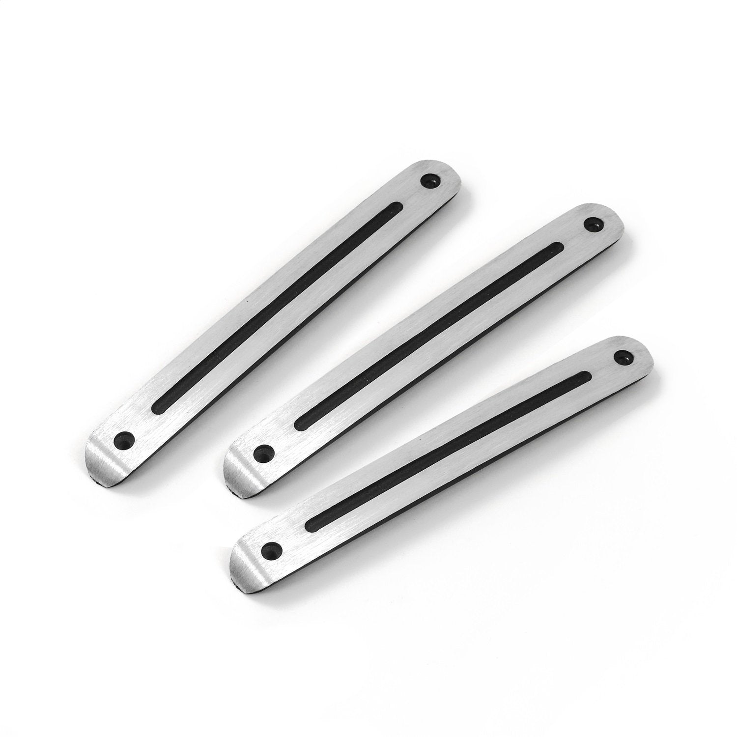 Ami All Sales 3523K Billet Exterior Door Handle Inserts, Black (Pack Of 3)