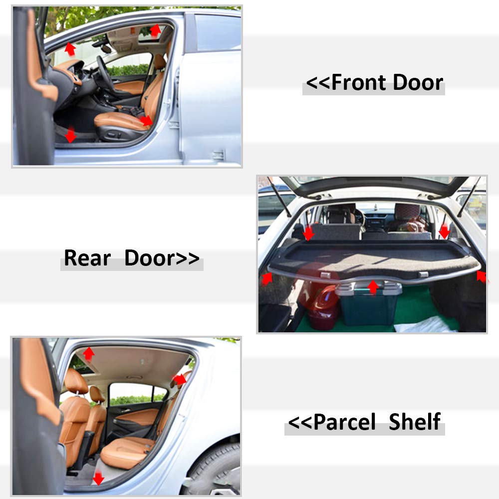 Applications, Automotive Weather Stripping 10Ft Car Door Rubber Seal Strip With Side Bulb Rubber Edge Trim For Cars Campers Truc