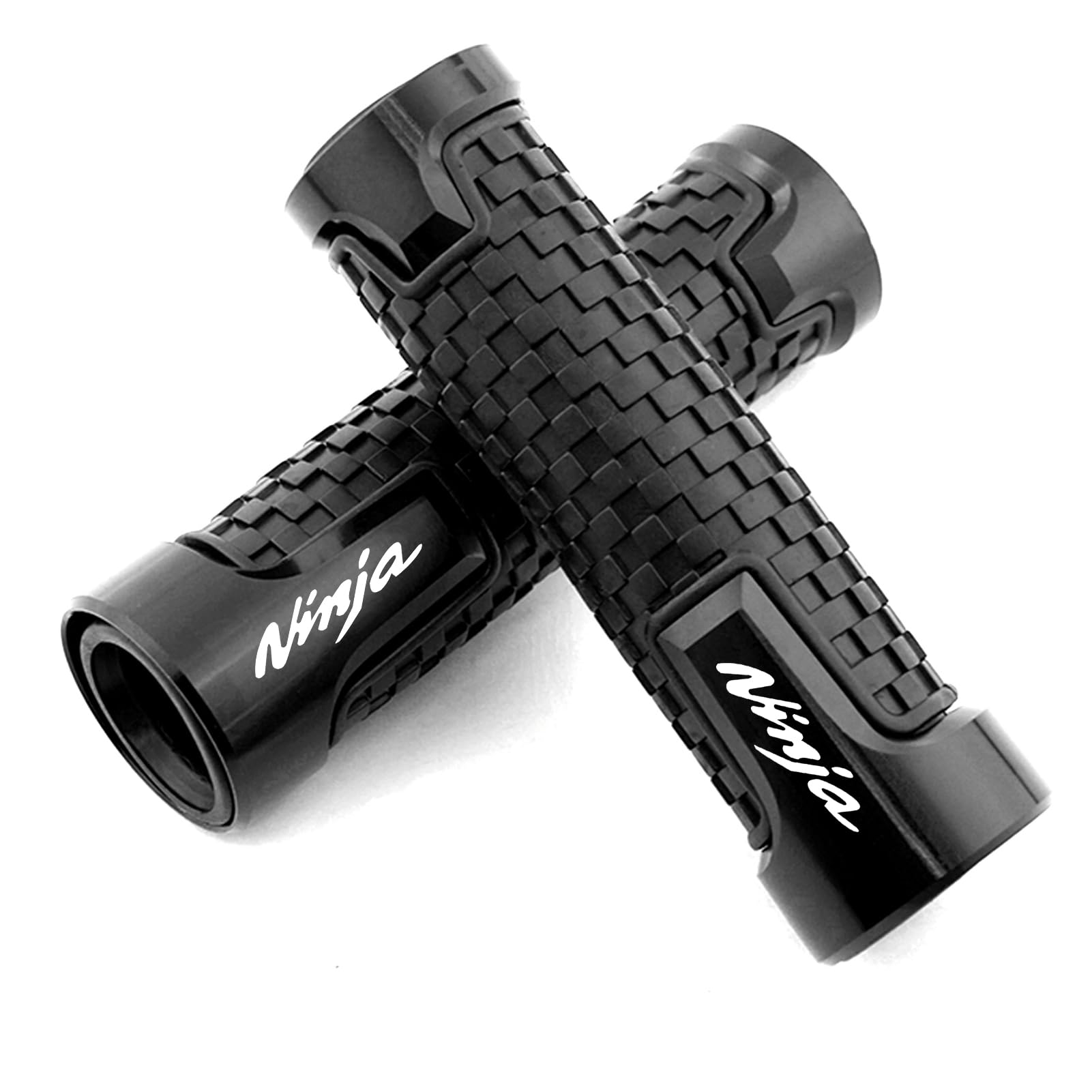 ZYAKOMO 7/8 22mm CNC Aluminum Motorcycle Handlebar Grips Fit for Kawasaki Ninja 650 Ninja 400 Ninja 1000 2017-2023 2024 Ninja 