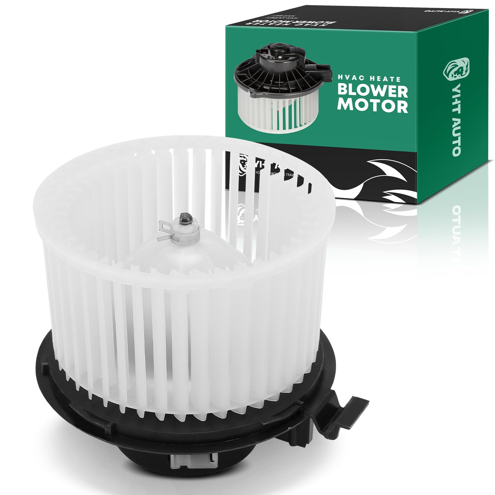 A/C Heater Blower Motor Assembly for Nissan Versa 2007-2012 L4 1.6L 1.8L Sedan Hatchback, Front Side