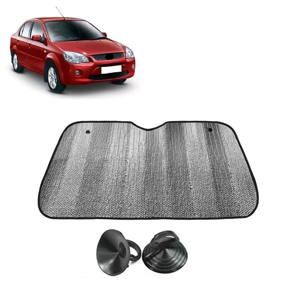 Car Windshield Sun Shade UV Rays Protector Silver Sunshade Solar Reflective Suitable for Ikon