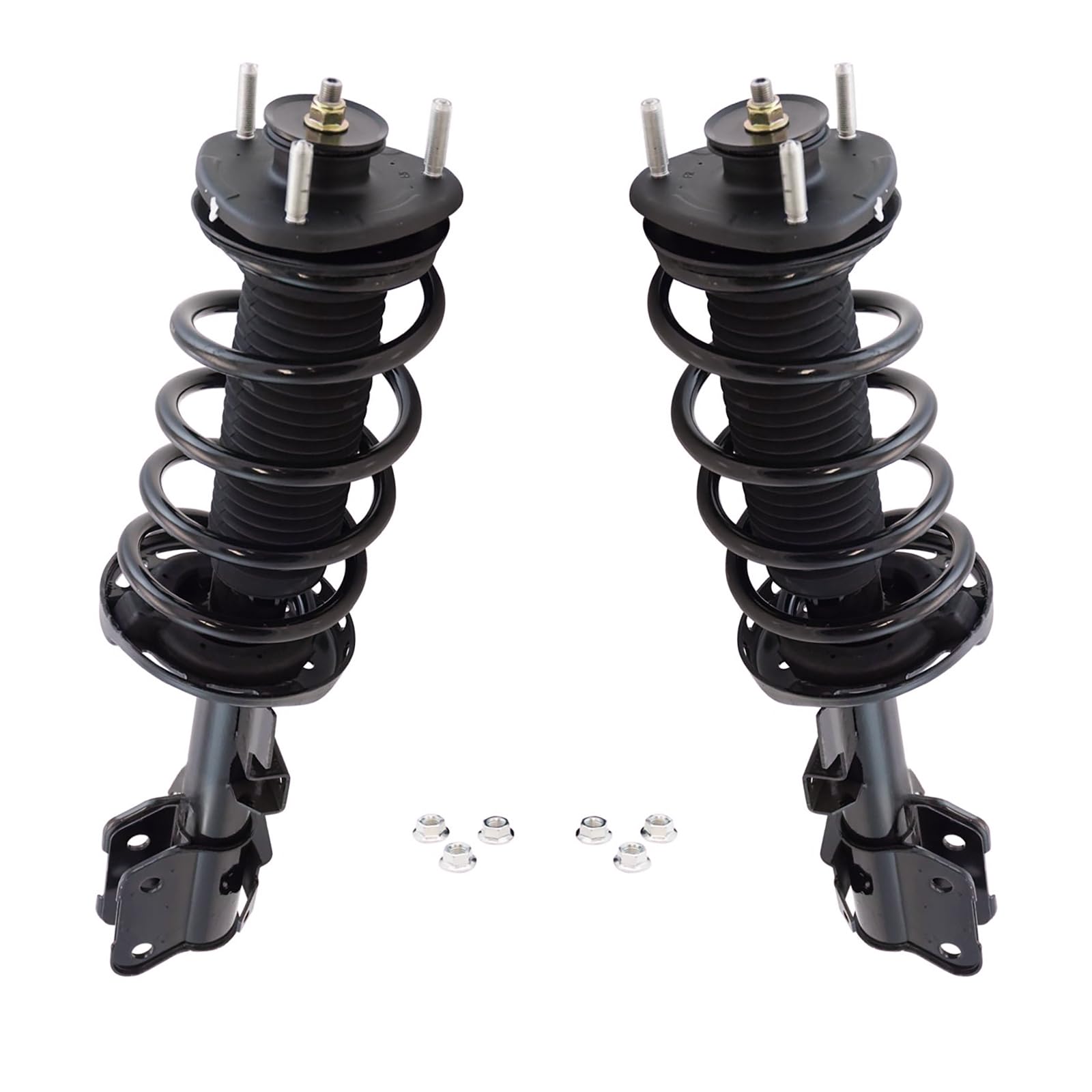 Trq Front Strut & Coil Spring Assembly Set Driver & Passenger Sides Compatible With 11-17 Honda Odyssey