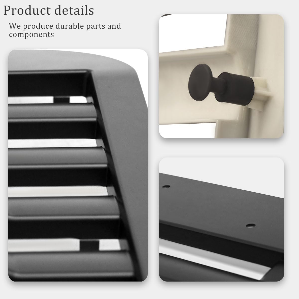 Easyinst Front Chrome Grille with Bug Screen for 1990-2020 Freightliner FL 112/120, ABS Material, Model UT-FLD-0108