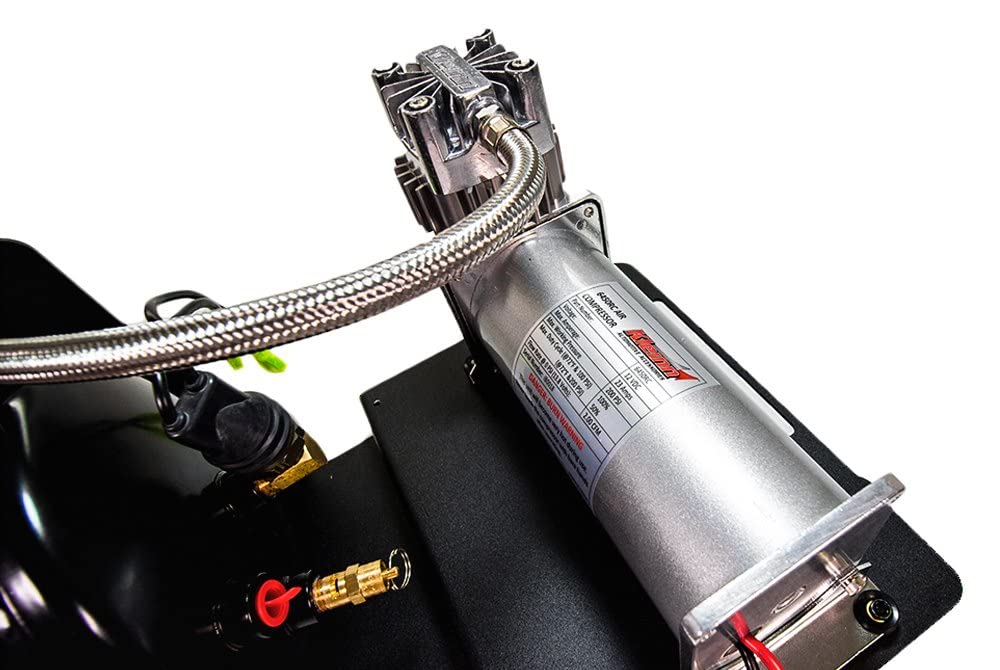 Complete Bolt-On Jeep Jt Heavy Duty 150 Psi Onboard Air System W/Skid Plate, Tire Inflator & Gauge