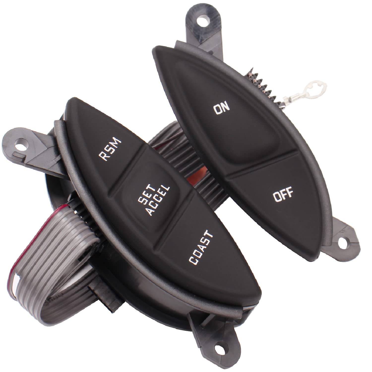 F87Z9C888Bb Steering Wheel Mounted Cruise Control Switch Replacement For Ford 1998-2003 Ranger 2001-2005 Explorer Sport Trac F150 Mercury Mountaineer Mazda B3000, 901399 F87A9D809Ba