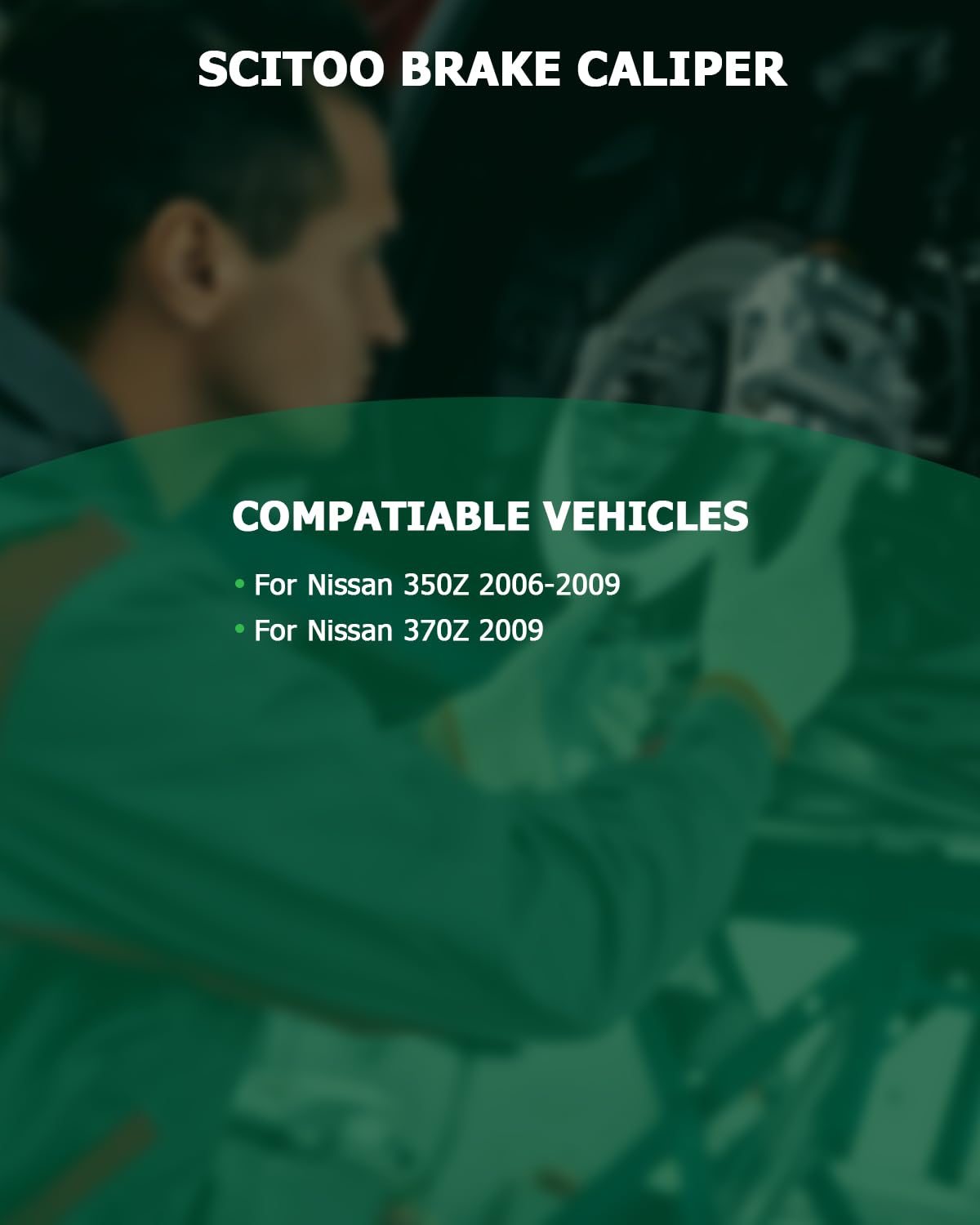 Scitoo Rear Right Disc Brake Caliper 19B2793A Fit For Infiniti 2005-2010 For Nissan 2006-2009(Only 1 Brake Caliper)