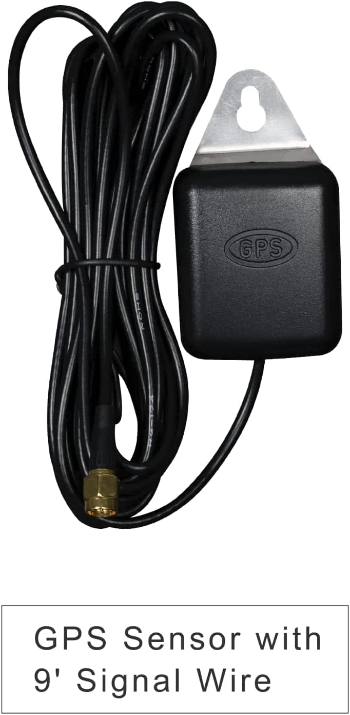 Motor Meter Racing W Pro 85Mm 3-3/8'' Gps Speedometer Digital Odometer 200 Mph Waterproof Black Dial White Led For Car Truck Mar