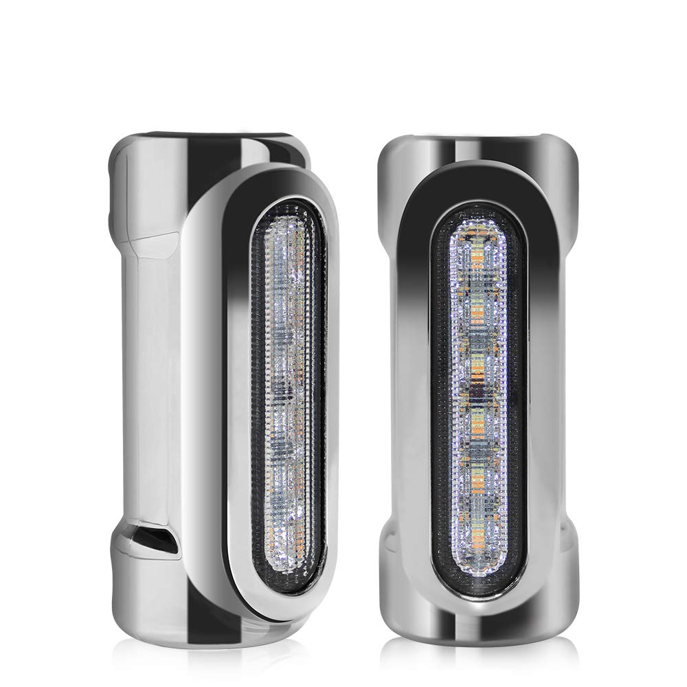 Opl5 Motorcycle Highway Bar Lights Switchback Driving Crash Bar Lights Motorcycle Driving Lights Led Turn Signal Lights For 1-1/