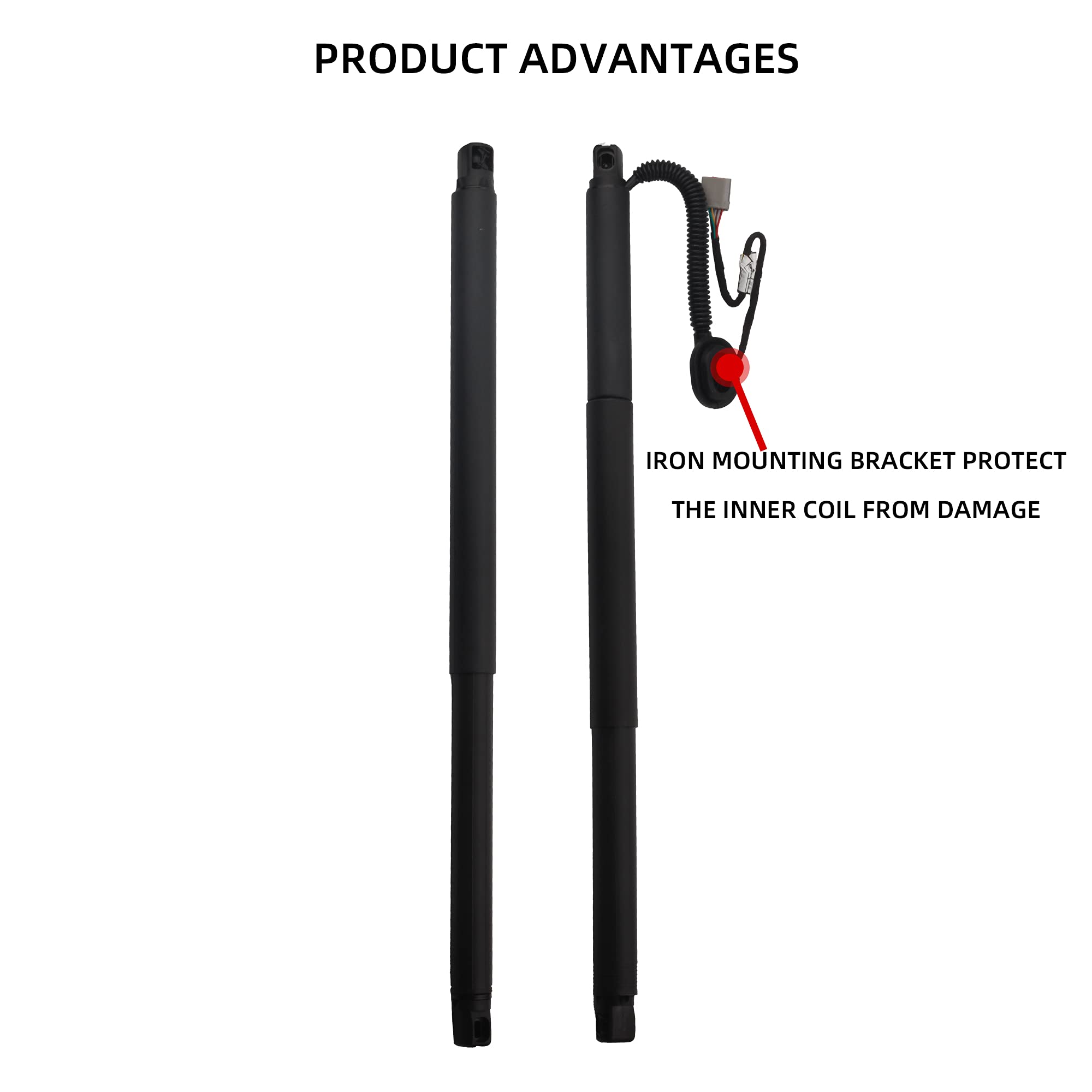 Dasbecan Liftgate Actuator Compatible With Chevy Tahoe Suburban Gmc Yukon Xl 2015-2020 /Cadillac Escalade Esv 2015-2019 Tailgate Power Lift Support Shock Struts Replaces# 84306929 84183515 23408748