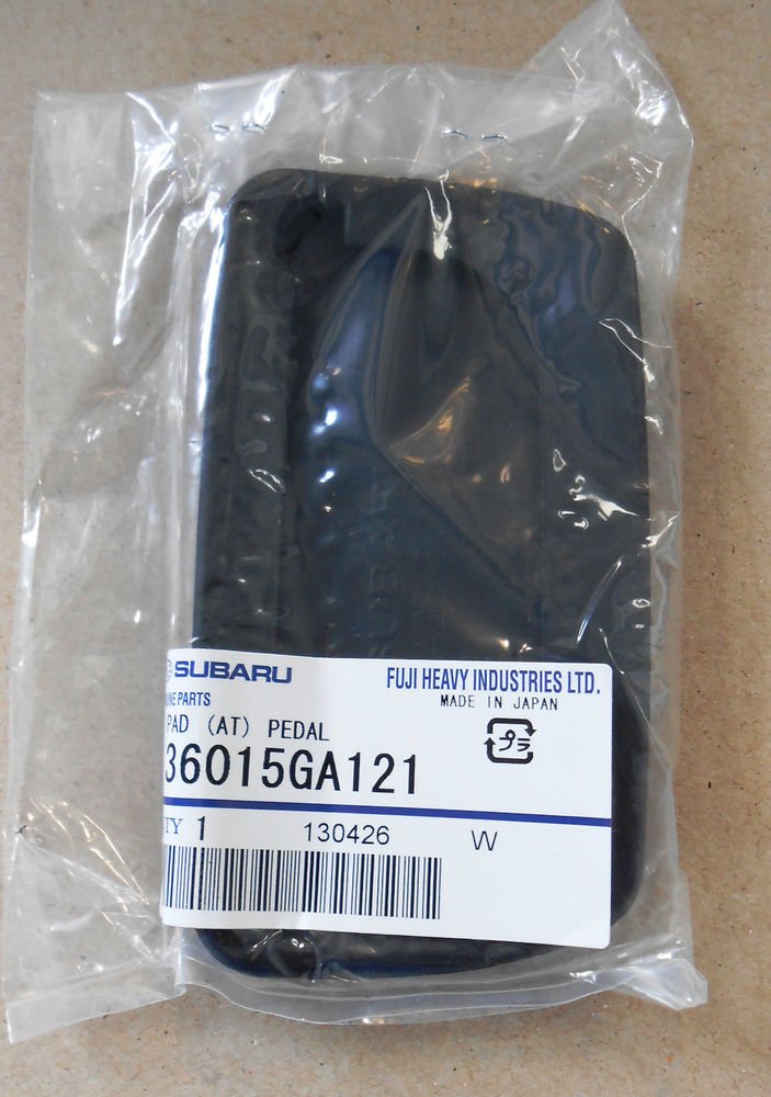 Subaru Genuine 36015GA121 Pad Brake Pedal, 1 Pack