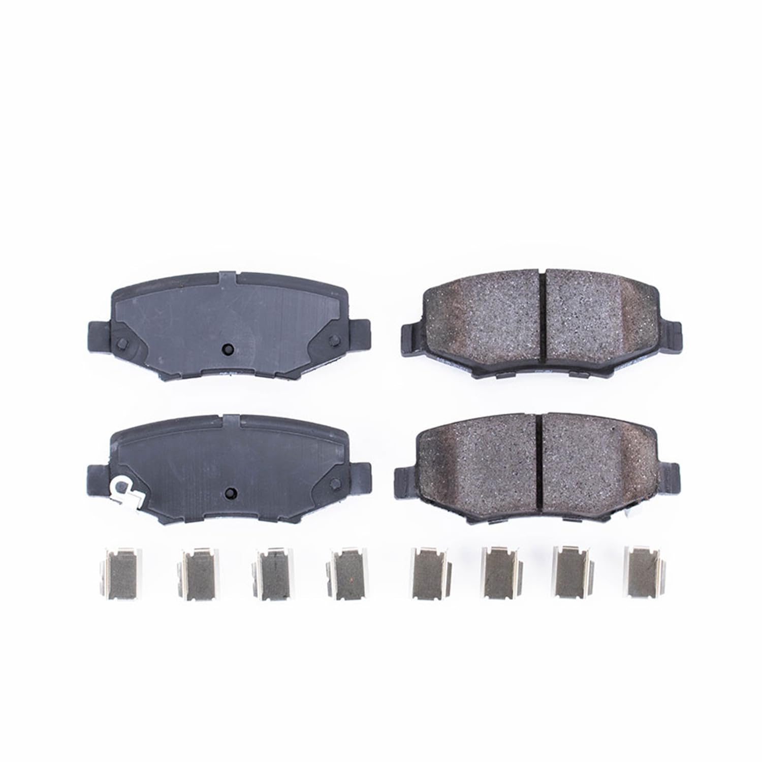 Power Stop 17-1274, Z17 Rear Ceramic Brake Pads With Hardware For 2007-2011 Dodge Nitro | 2008-2012 Jeep Liberty | 2007-2017 Jee