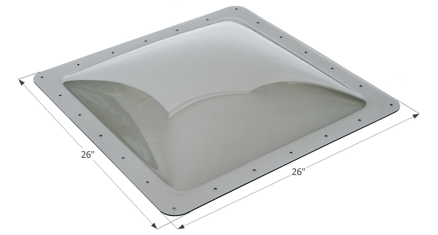 ICON 12121 RV Skylight SL2222-22 x 22 x 4, Smoke